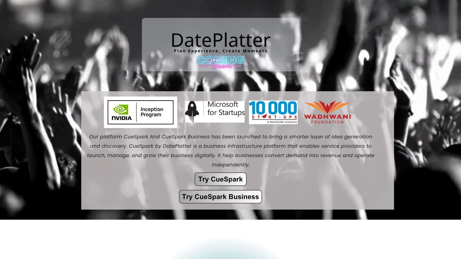 Tangkapan layar DatePlatter