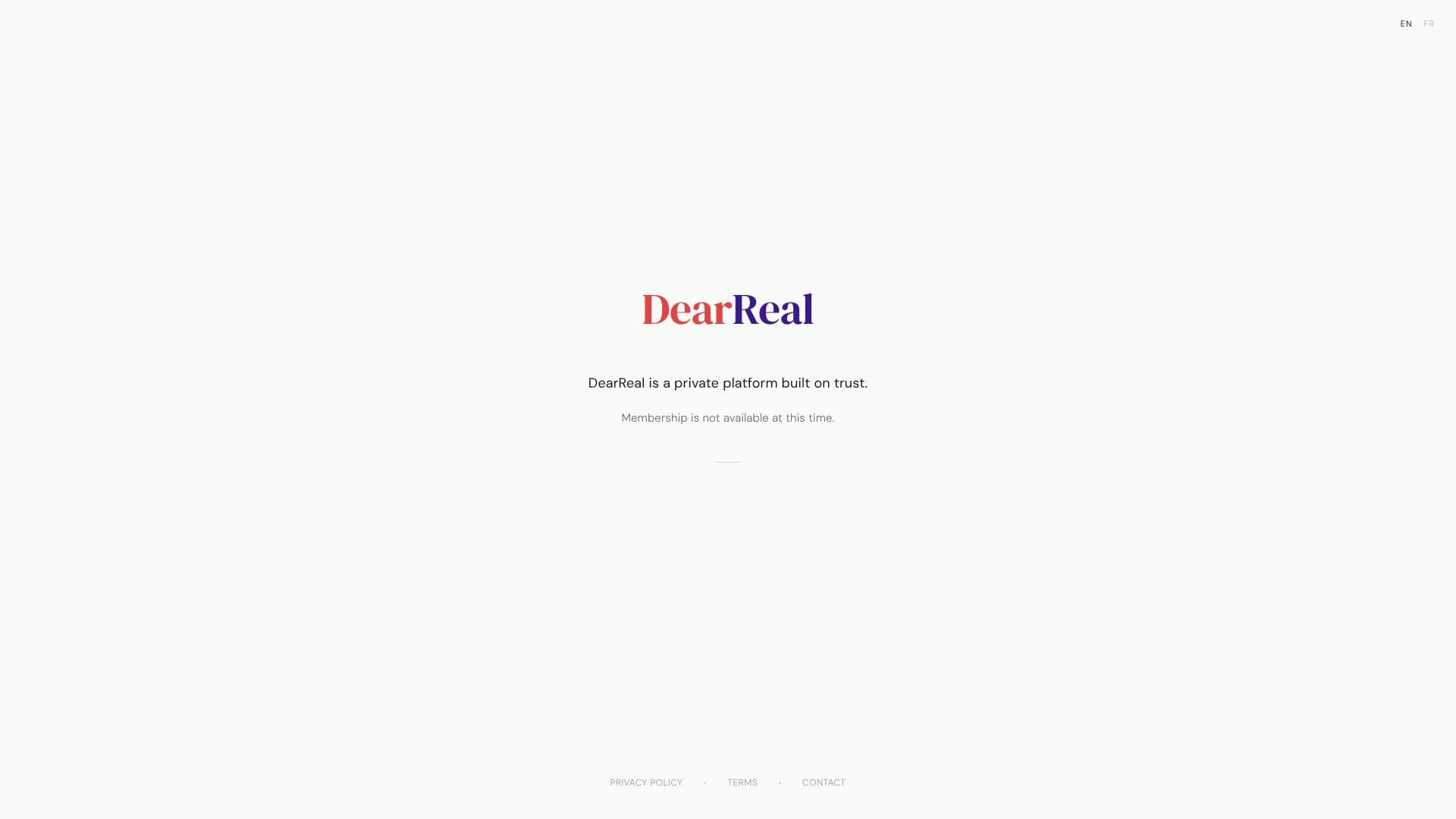 Screenshot von DearReal