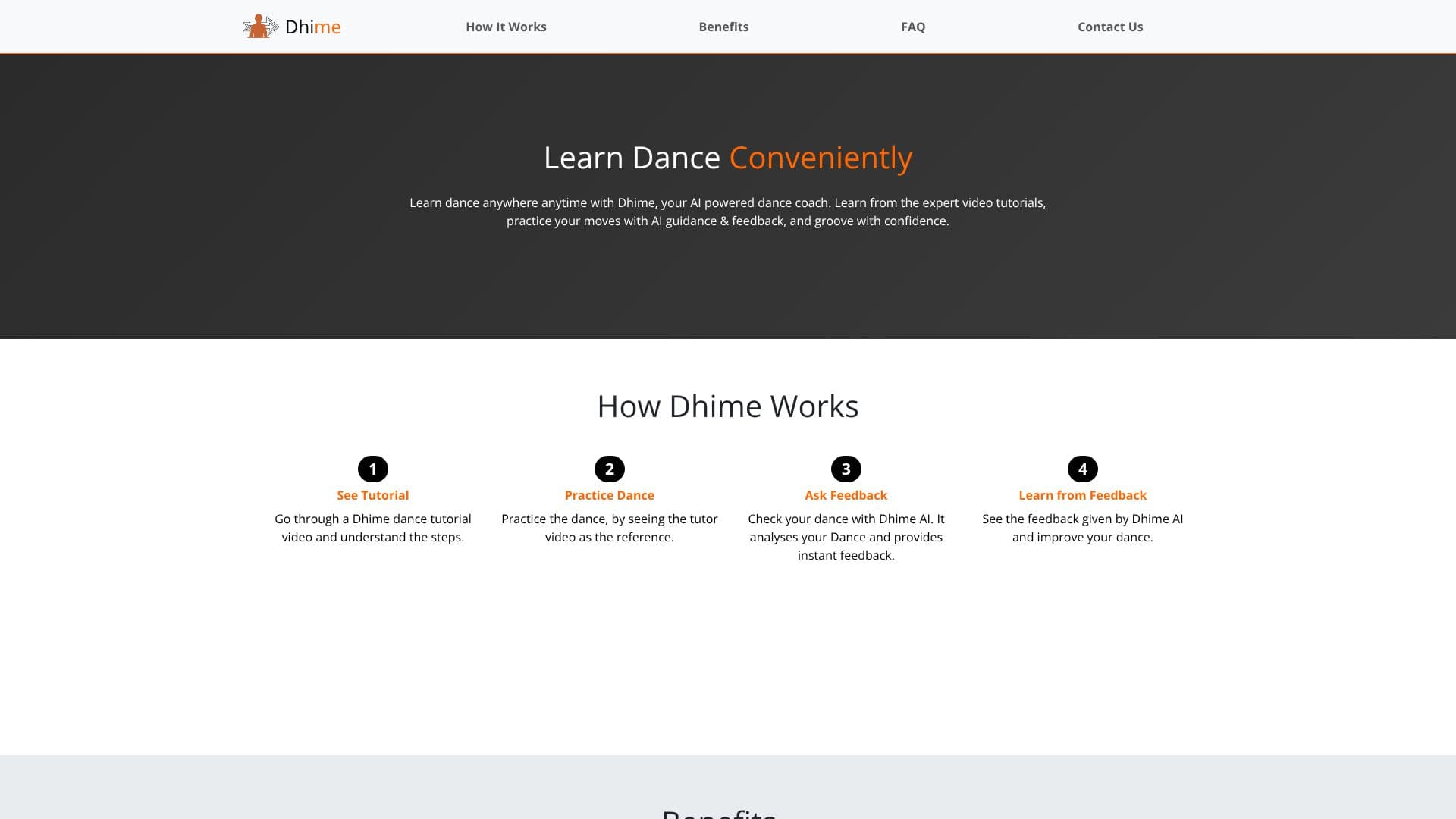 Screenshot von Dhime Learn Dance