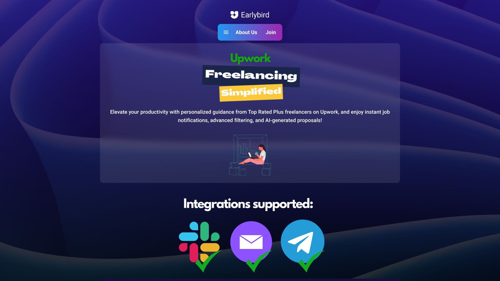 Captura de pantalla de EarlyBird