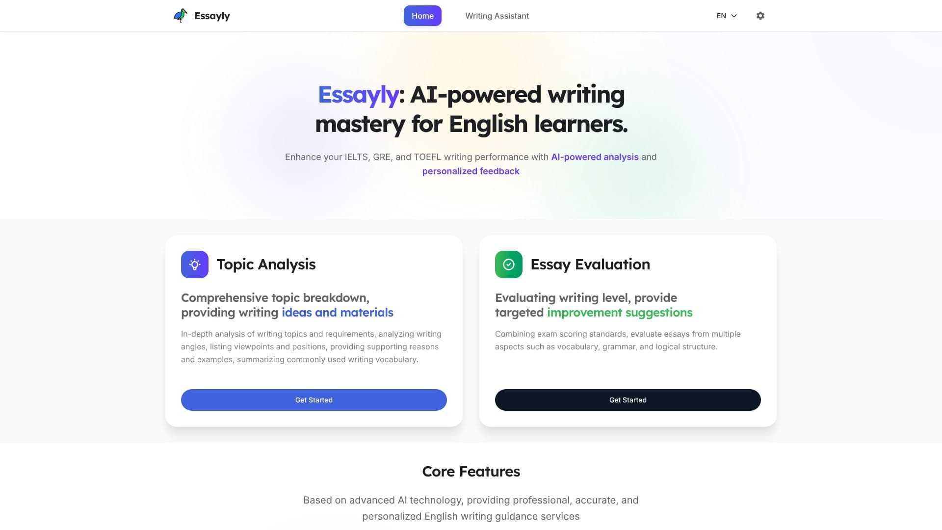 Скриншот Essayly - AI-помощник для написания текстов