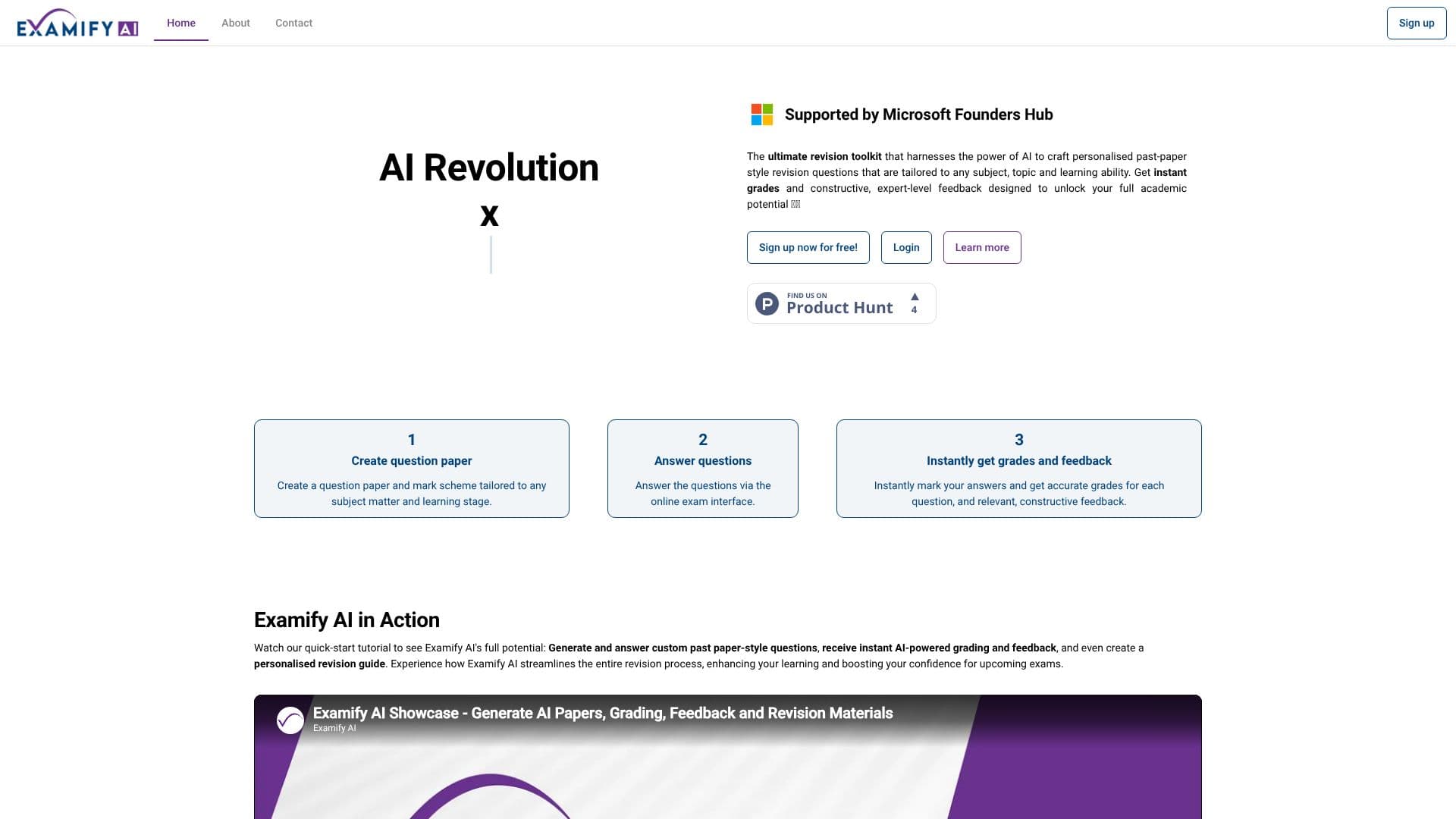 Скриншот Examify AI