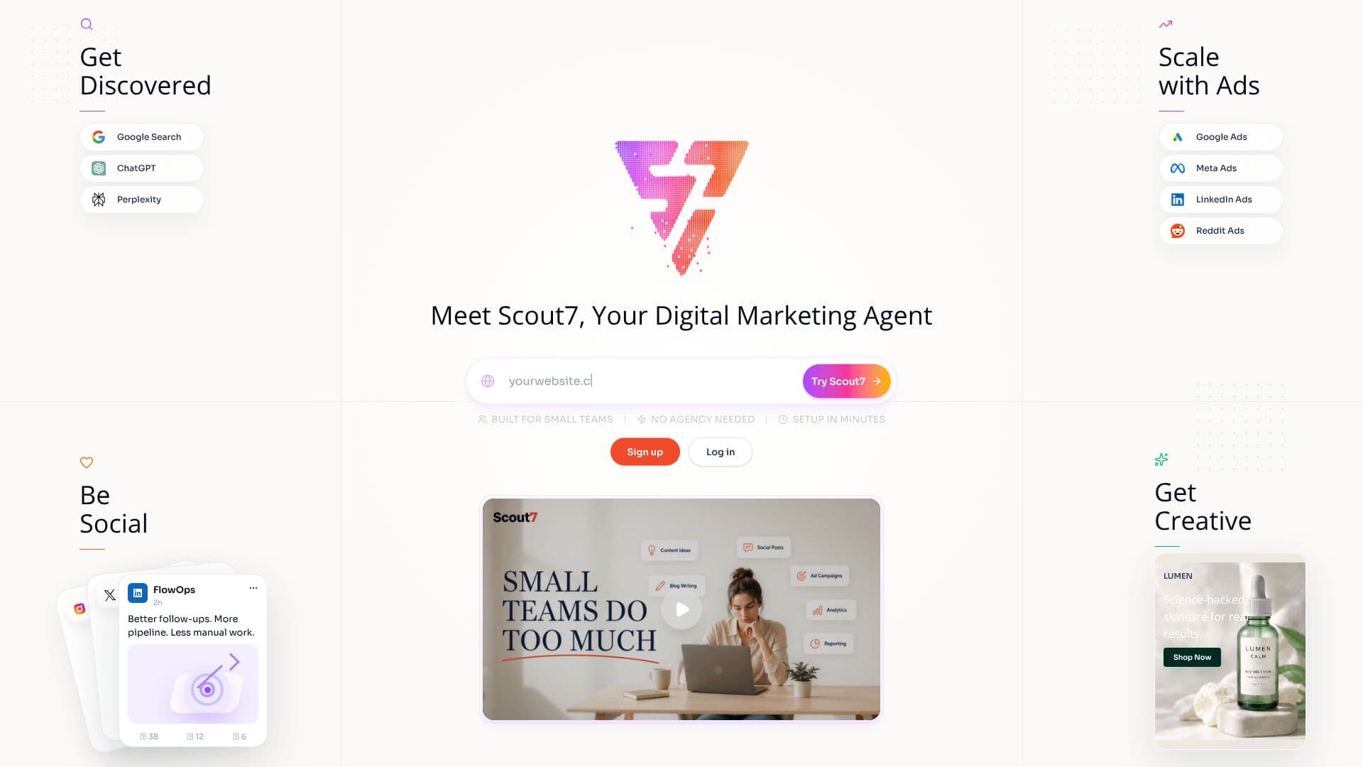 Screenshot von Scout7