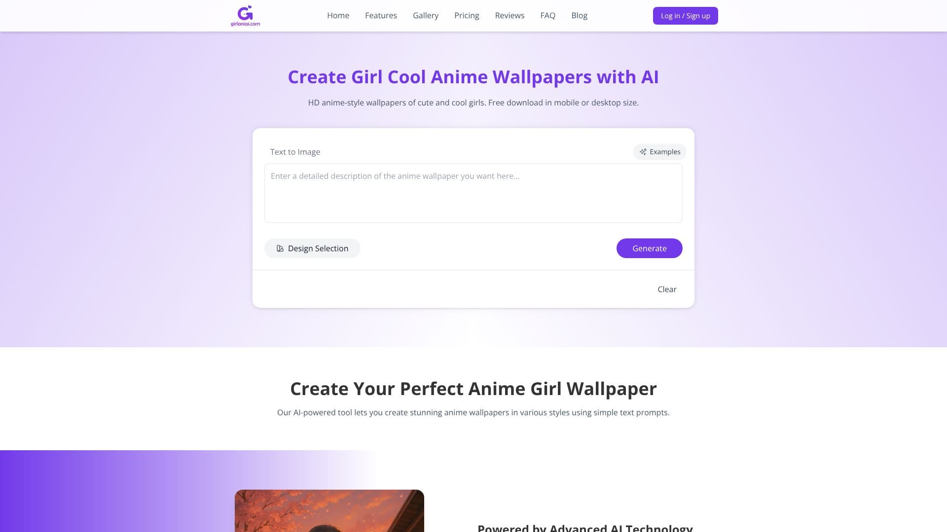 Screenshot von Girl Cool Anime Wallpaper