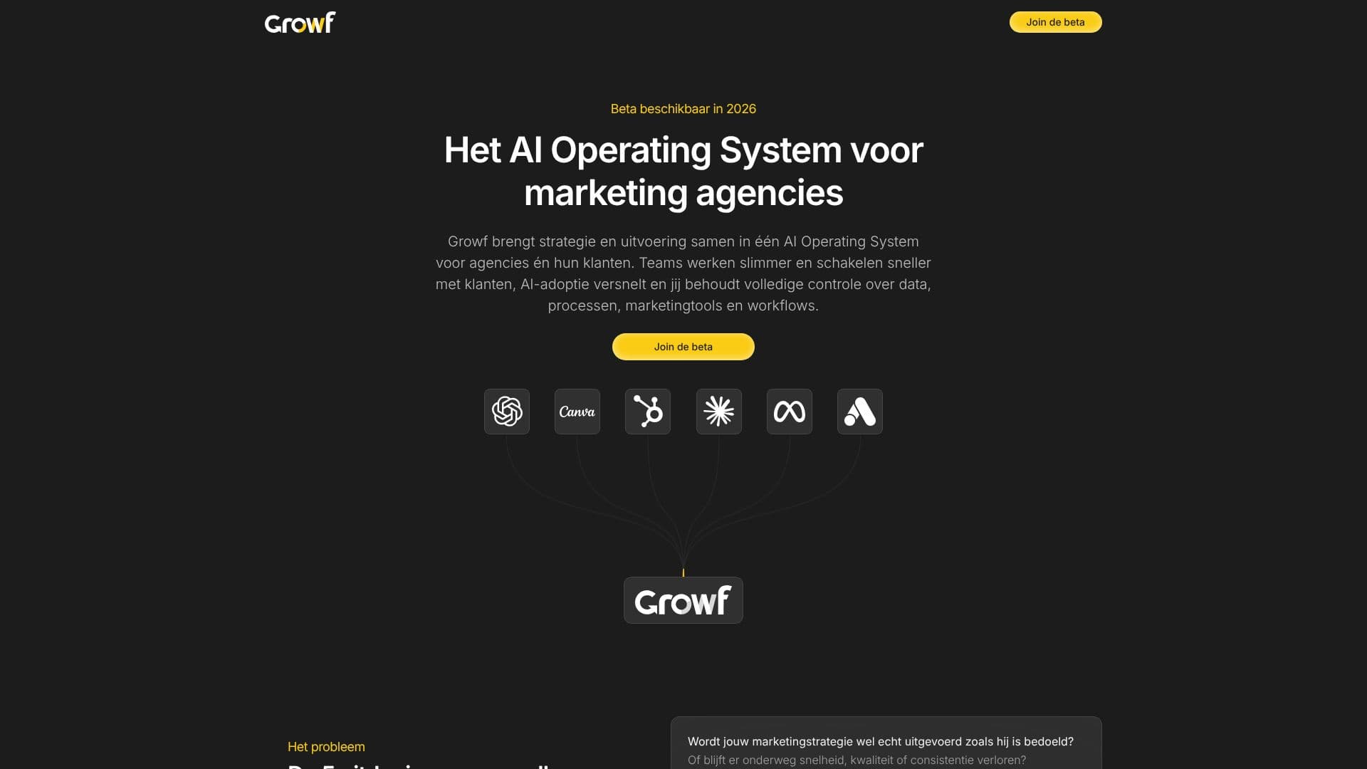 Growf | AI Operating System のスクリーンショット