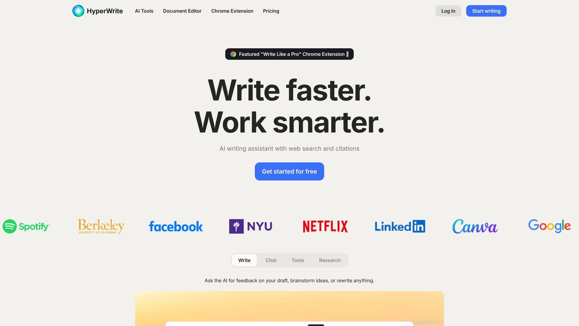 HyperWrite | Assistant d'écriture IA screenshot