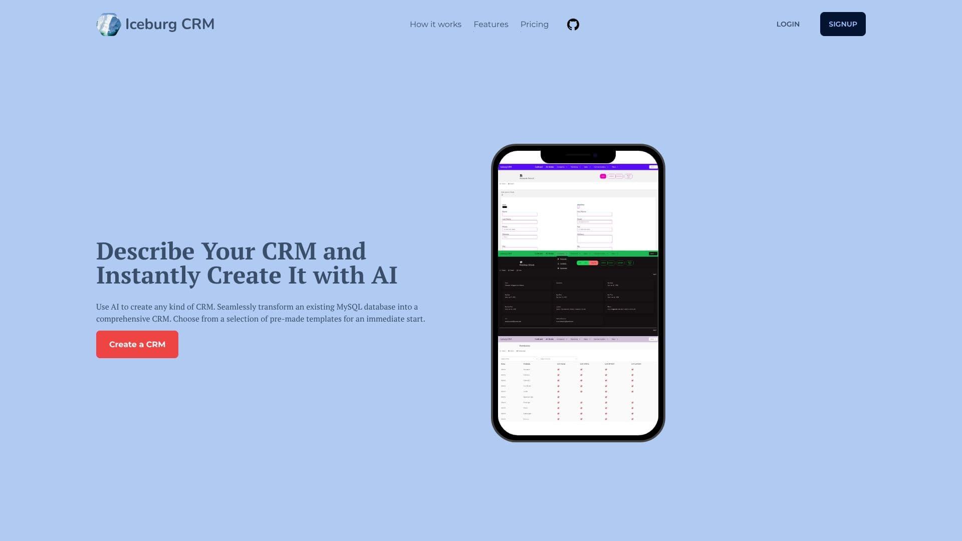 لقطة شاشة لـ IceburgCRM