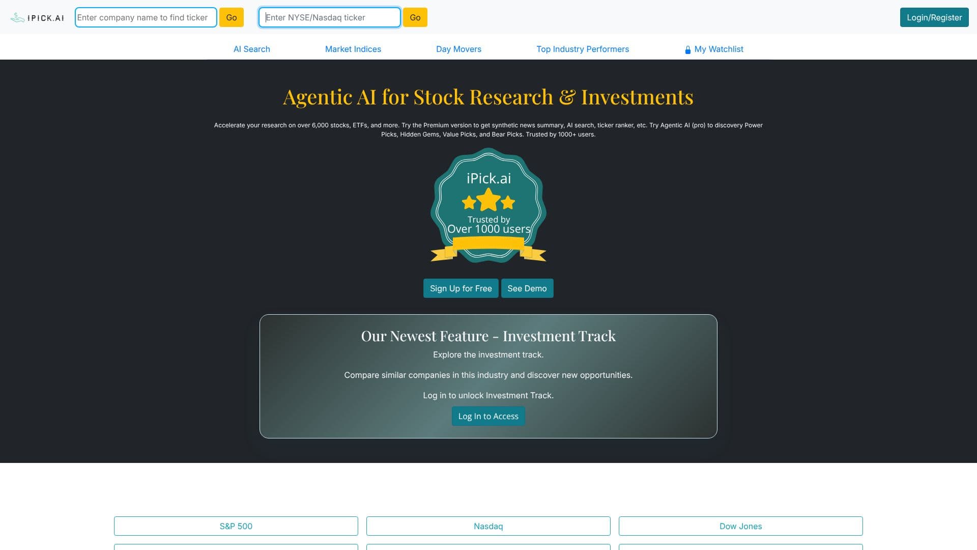 iPick.ai screenshot