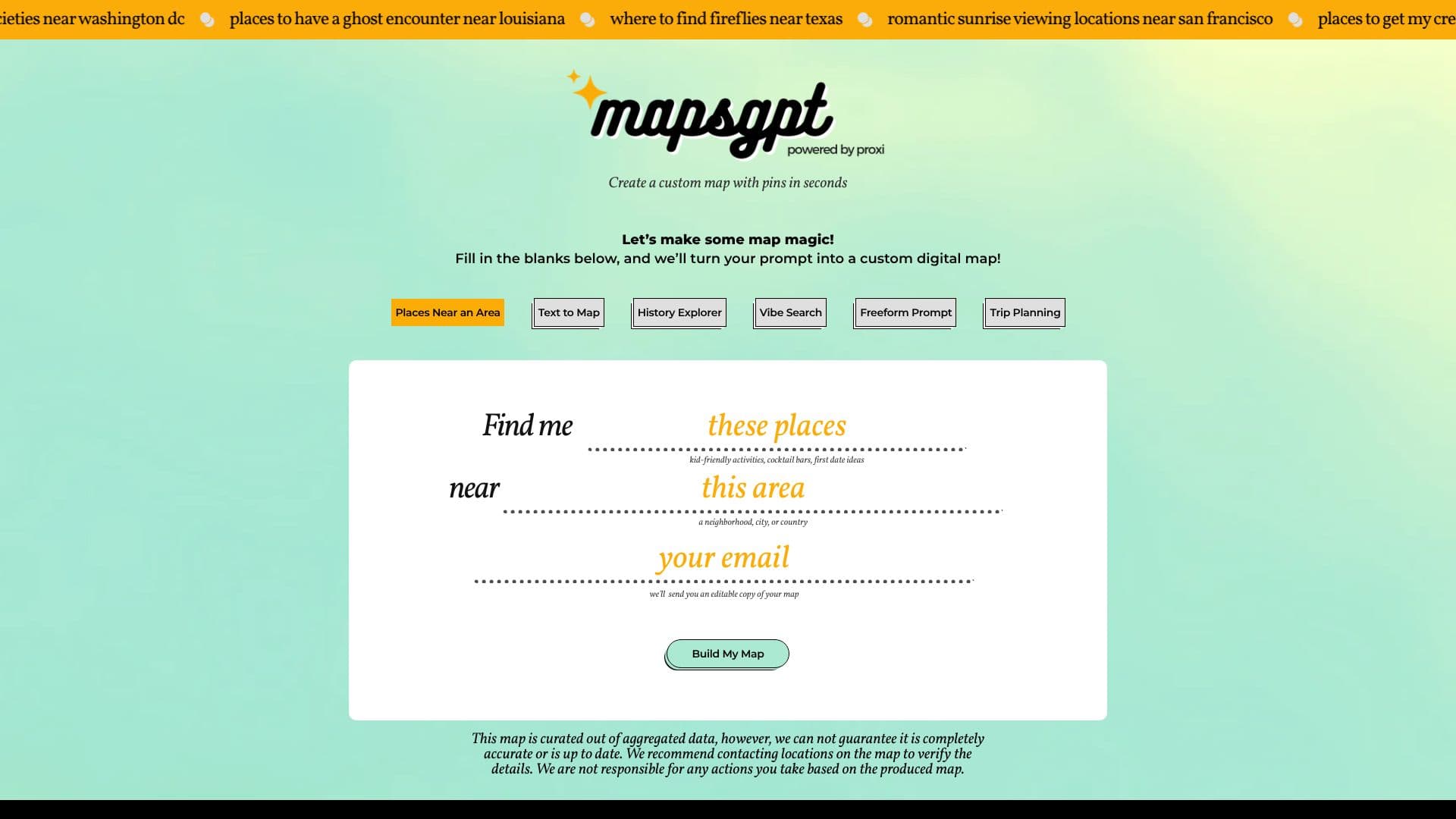 Tangkapan layar MapsGPT