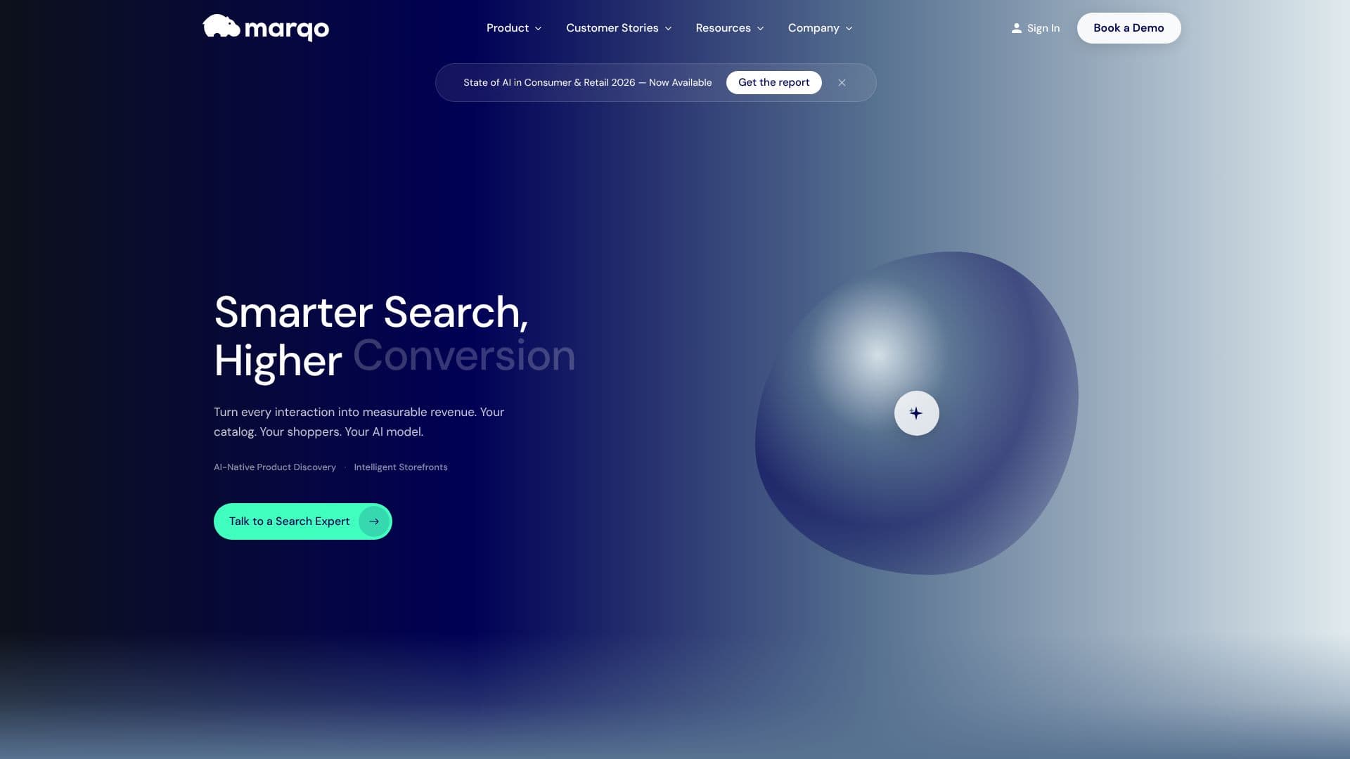 Tangkapan layar Marqo | AI Ecommerce Search