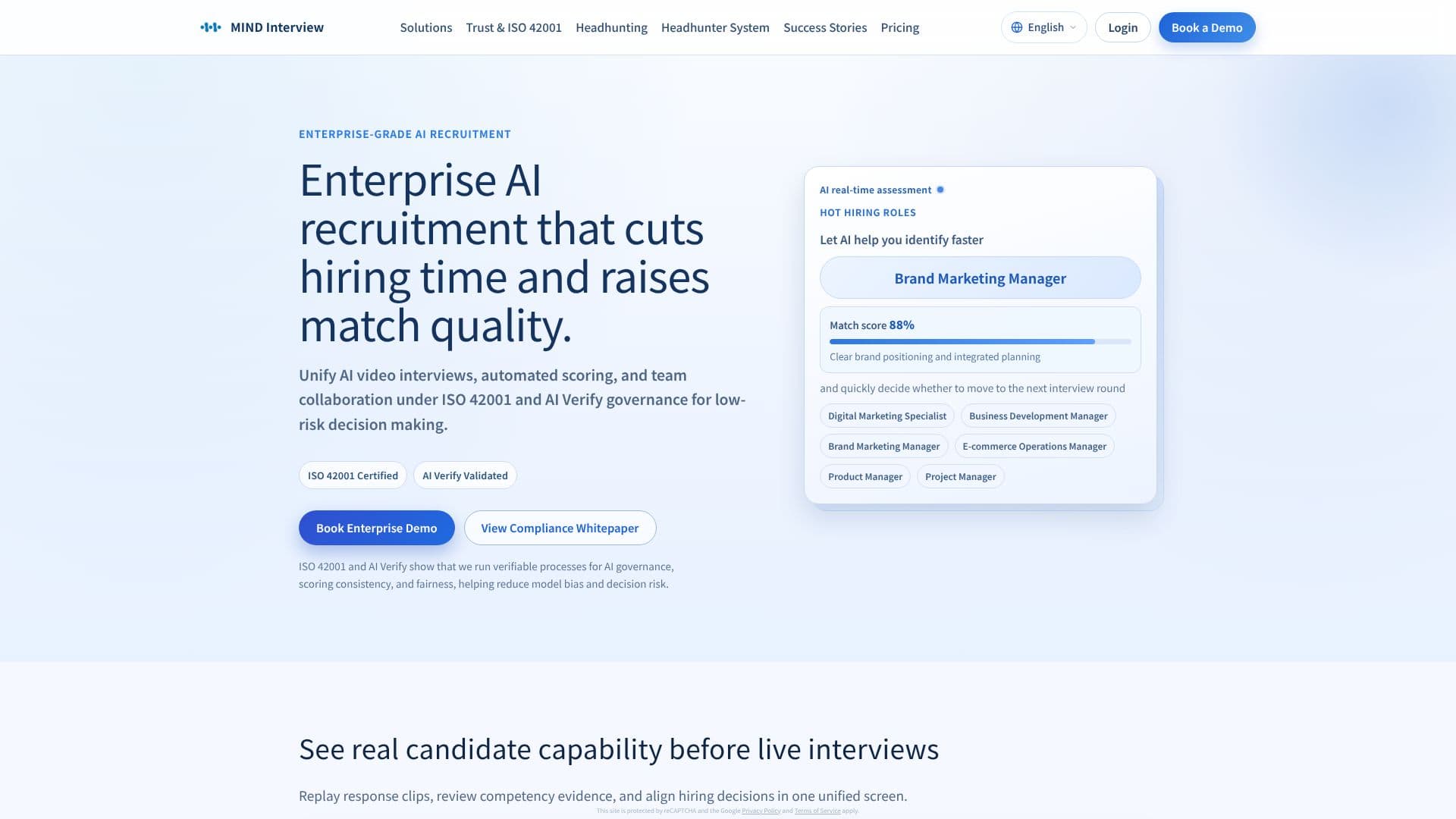 MIND Interview screenshot