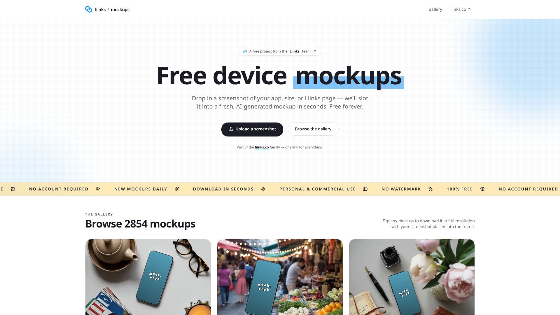 Mockups by Liinks 스크린샷