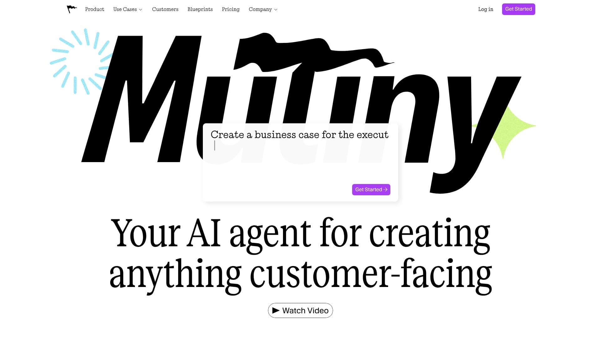 Screenshot von Mutiny AI Agent