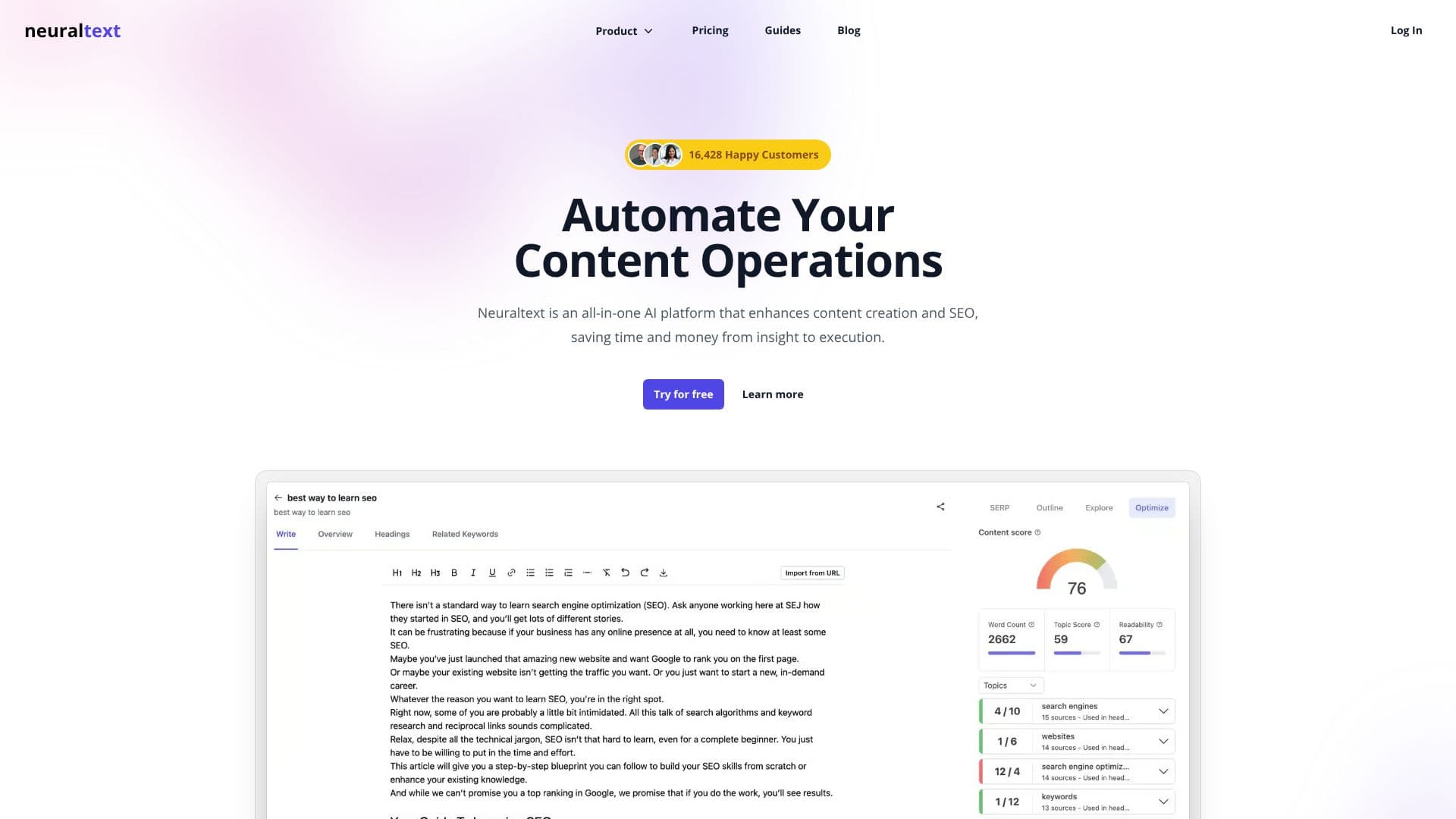 NeuralText screenshot