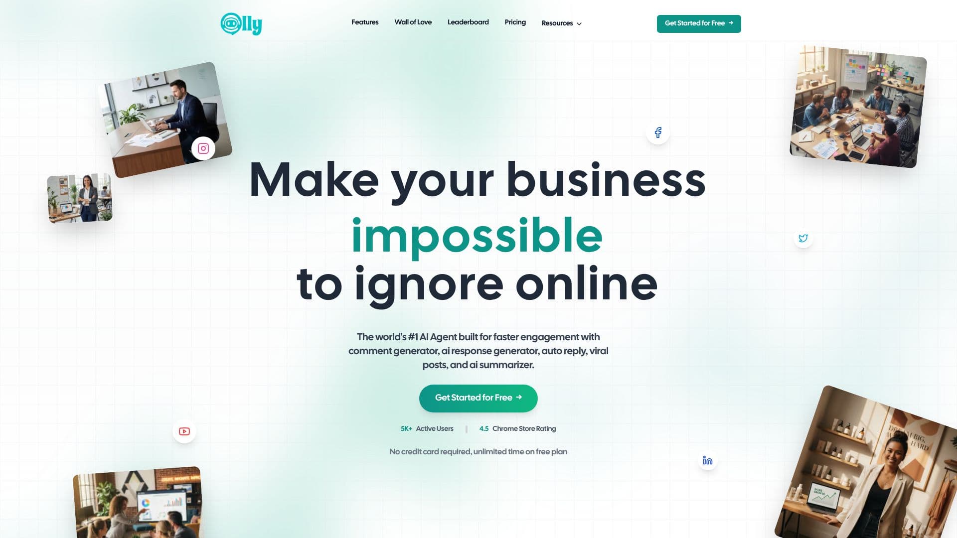 لقطة شاشة لـ Olly Social