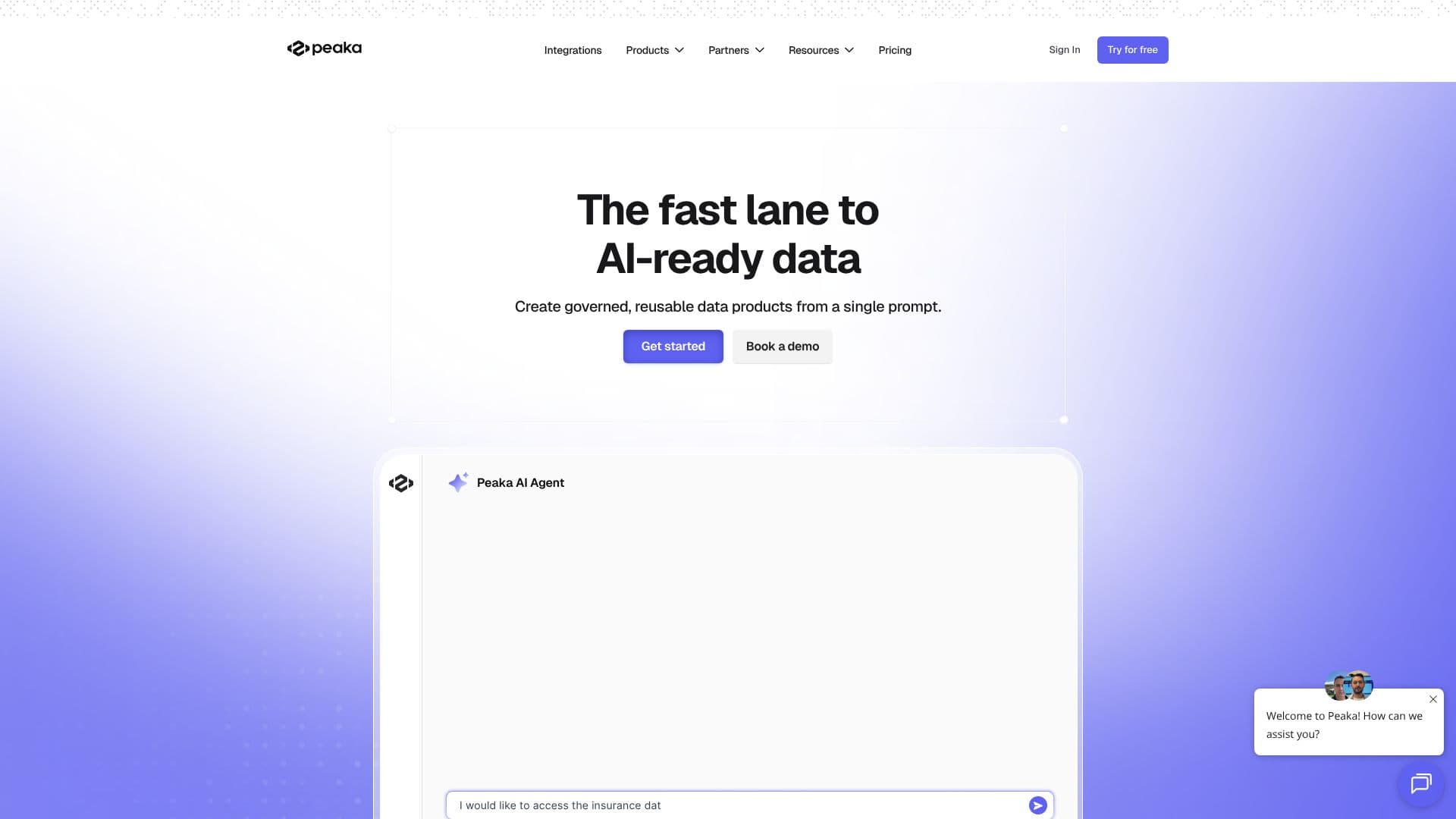 Peaka | AI-Ready Data screenshot