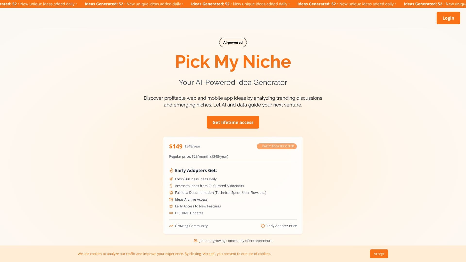 Pick My Niche のスクリーンショット
