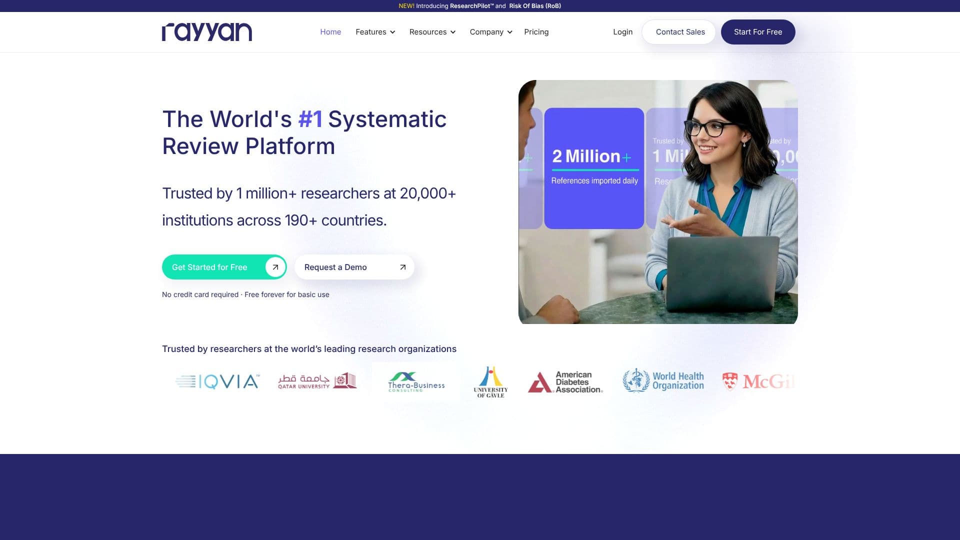 Capture d’écran de Plateforme d'examen par IA Rayyan
