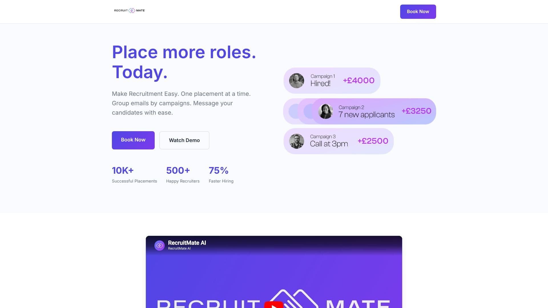 Скриншот RecruitMateAI