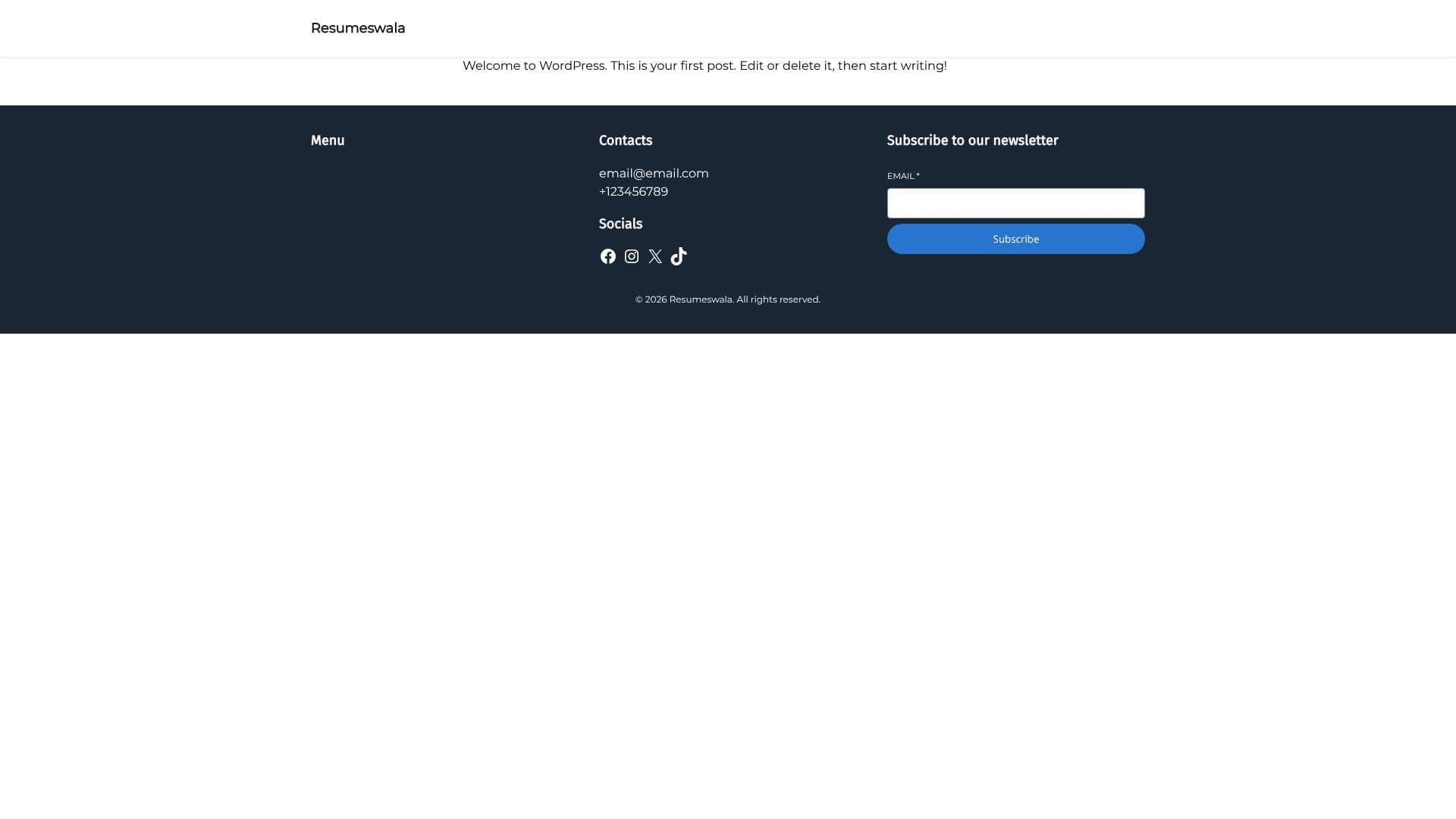 Скриншот Resumeswala