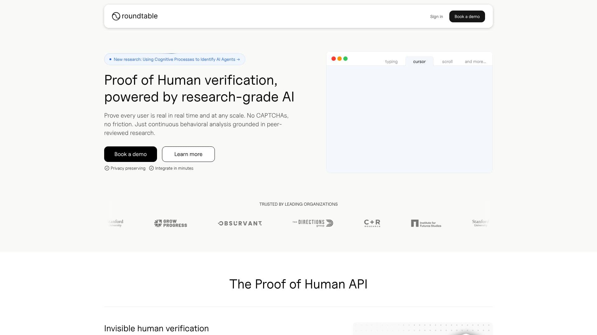 Proof of Human 스크린샷