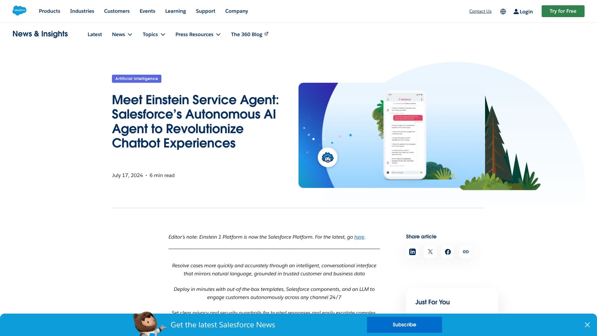 Salesforce Sales Software screenshot
