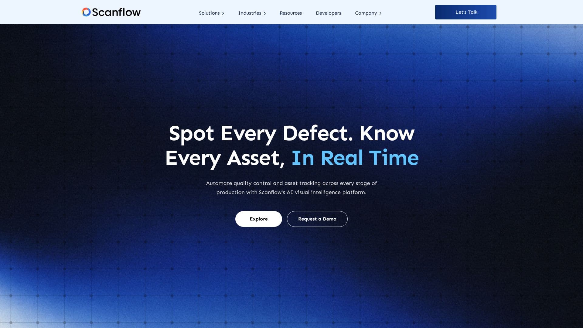 Screenshot von Scanflow AI