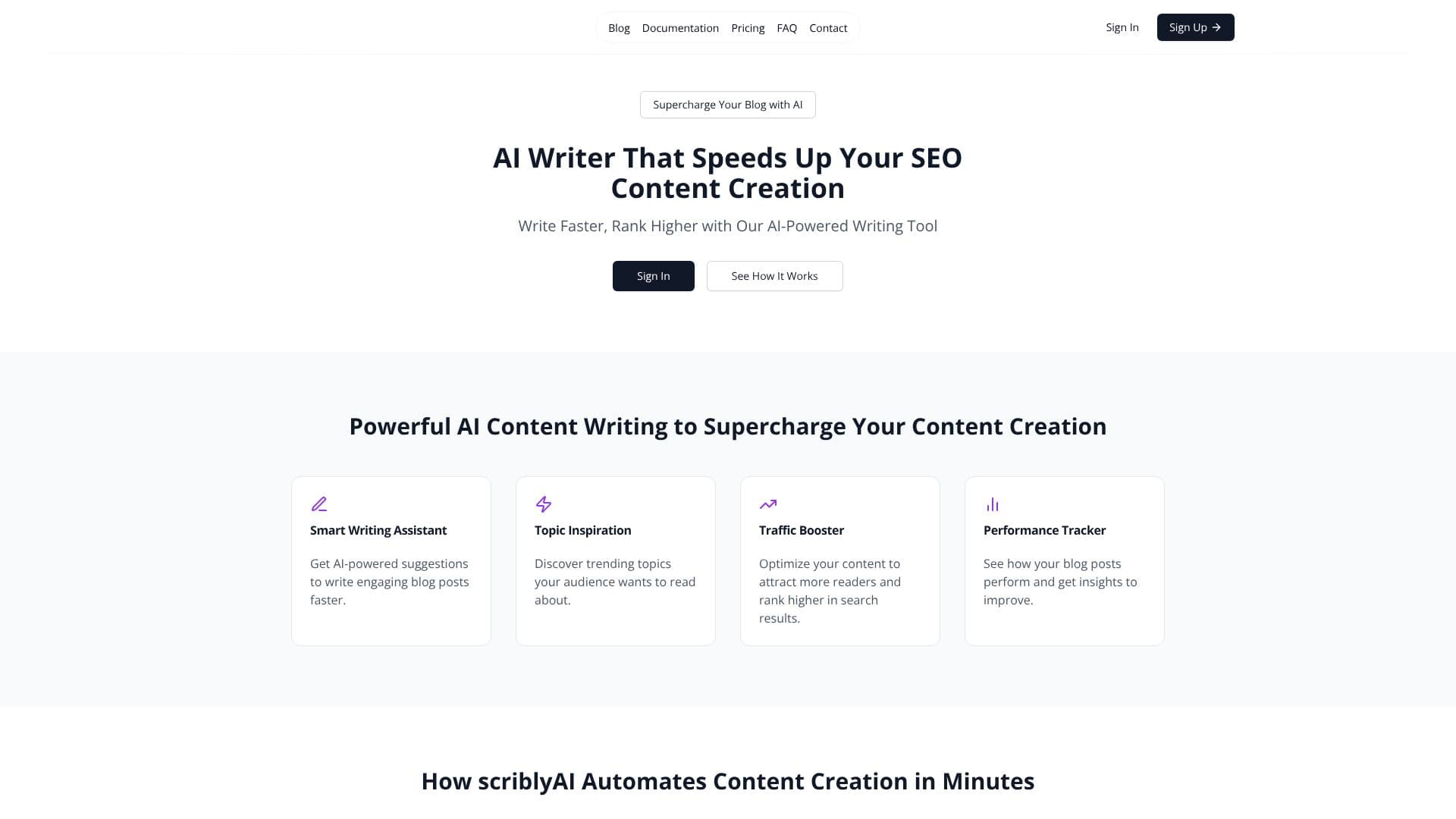 لقطة شاشة لـ Scribly AI
