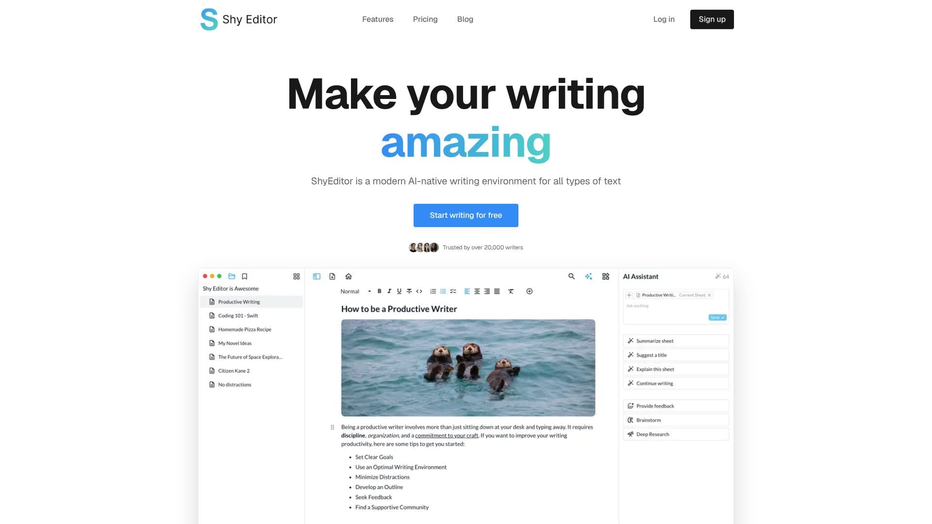 ShyEditor screenshot