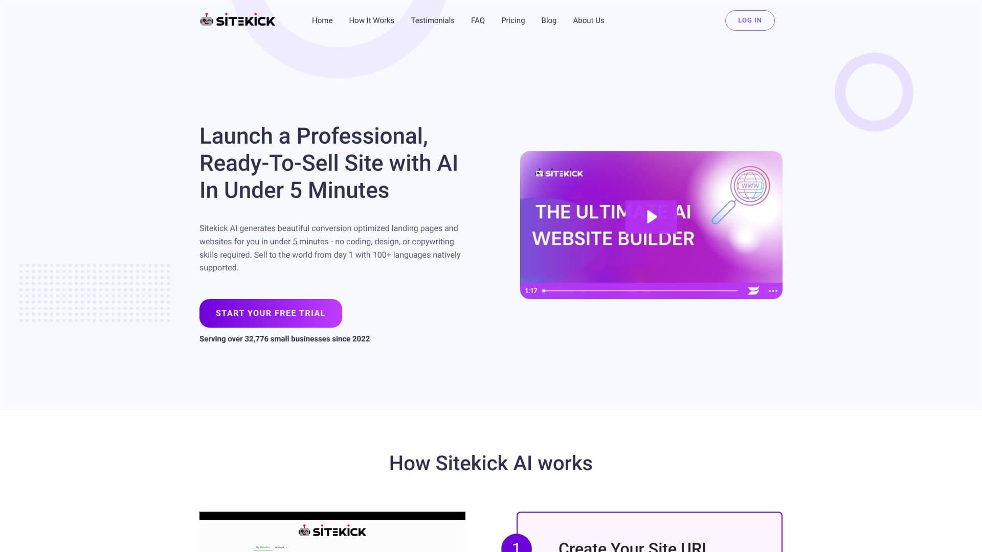 Sitekick AI 스크린샷