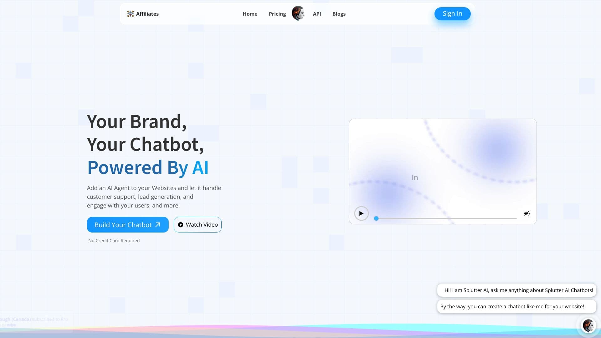 Splutter AI Chatbots screenshot