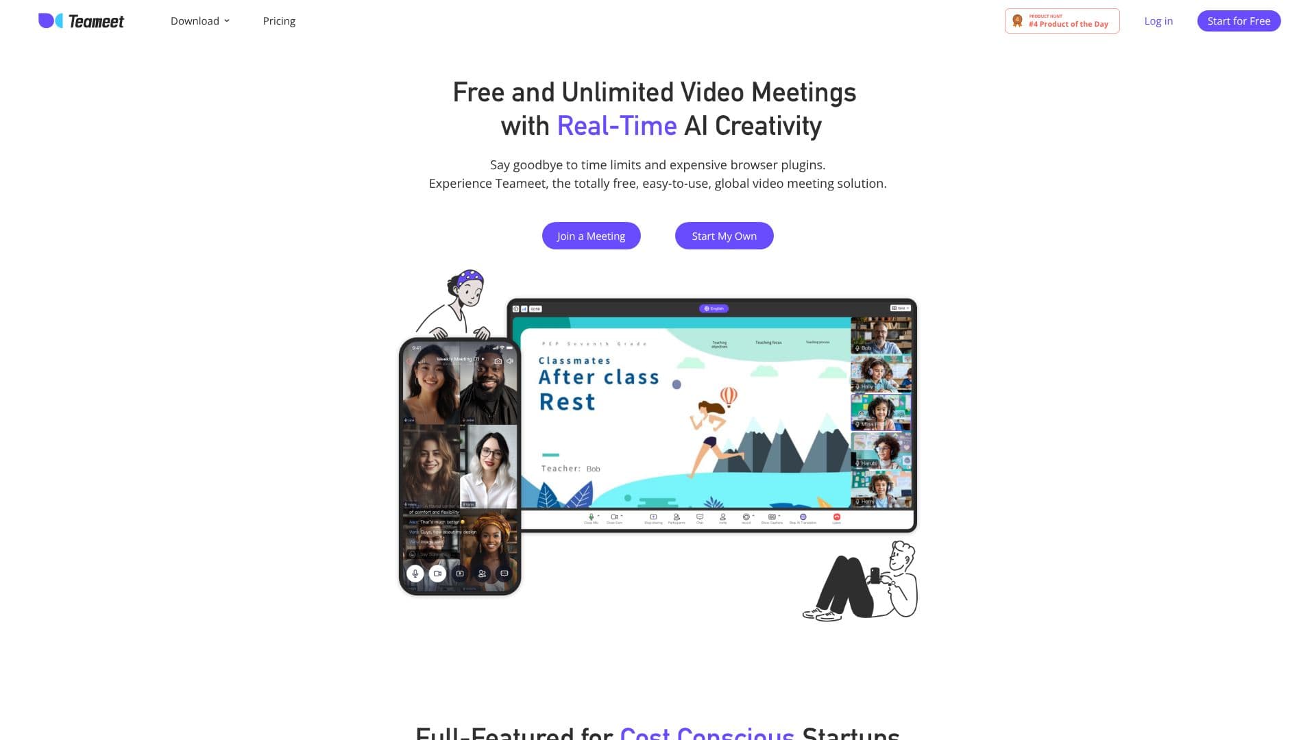 Teameet screenshot