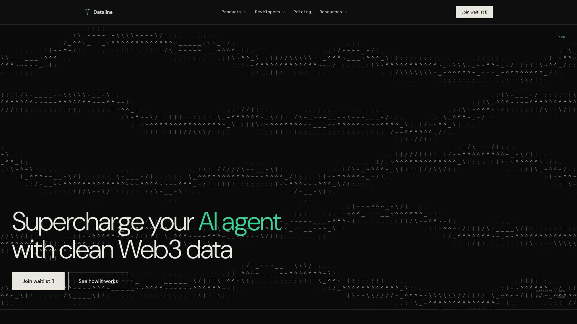 Dataline screenshot