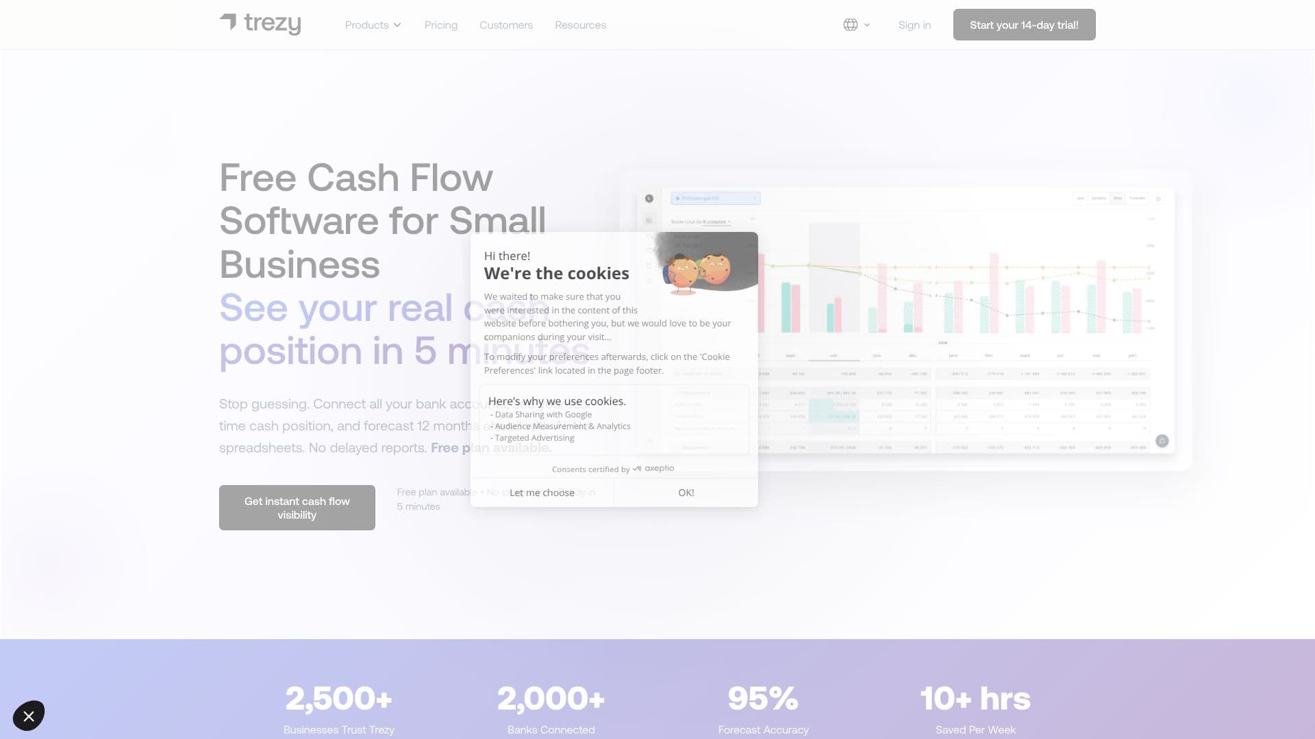 Trezy Cash Flow Software 截图