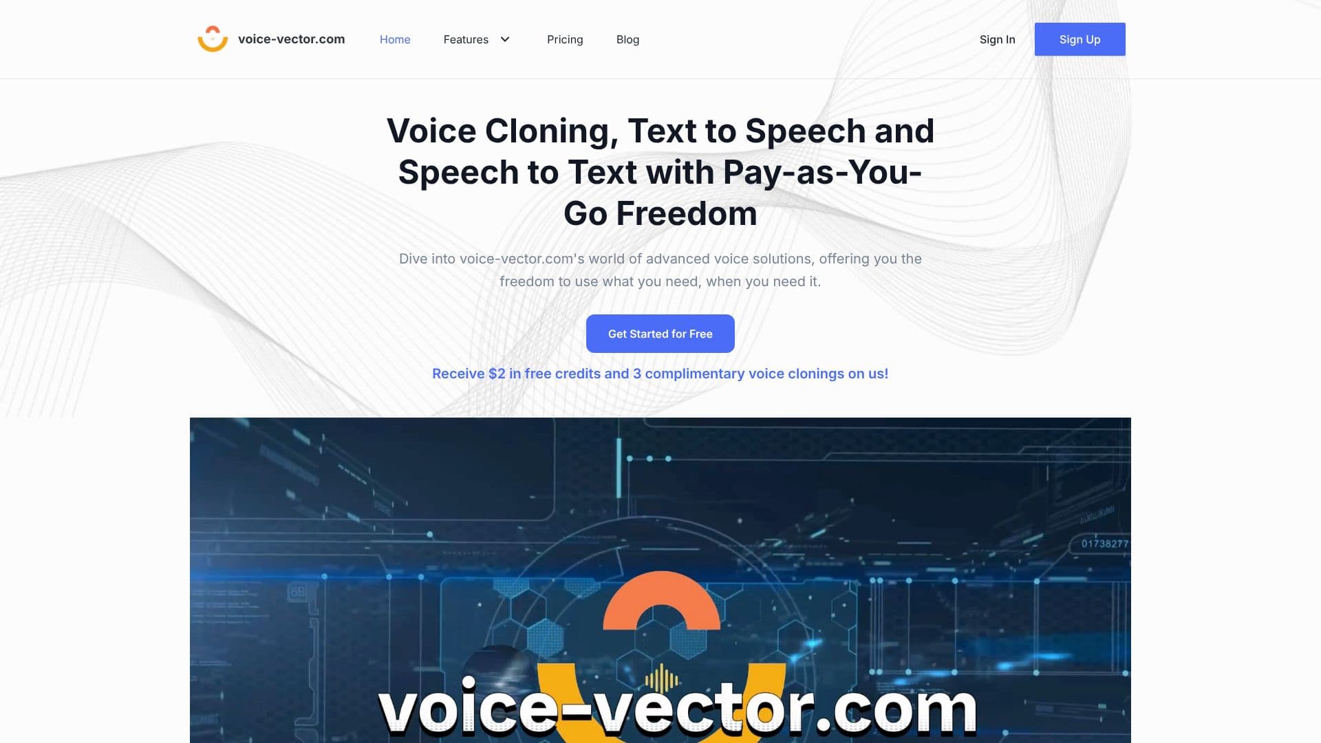 Capture d’écran de Voice Vector