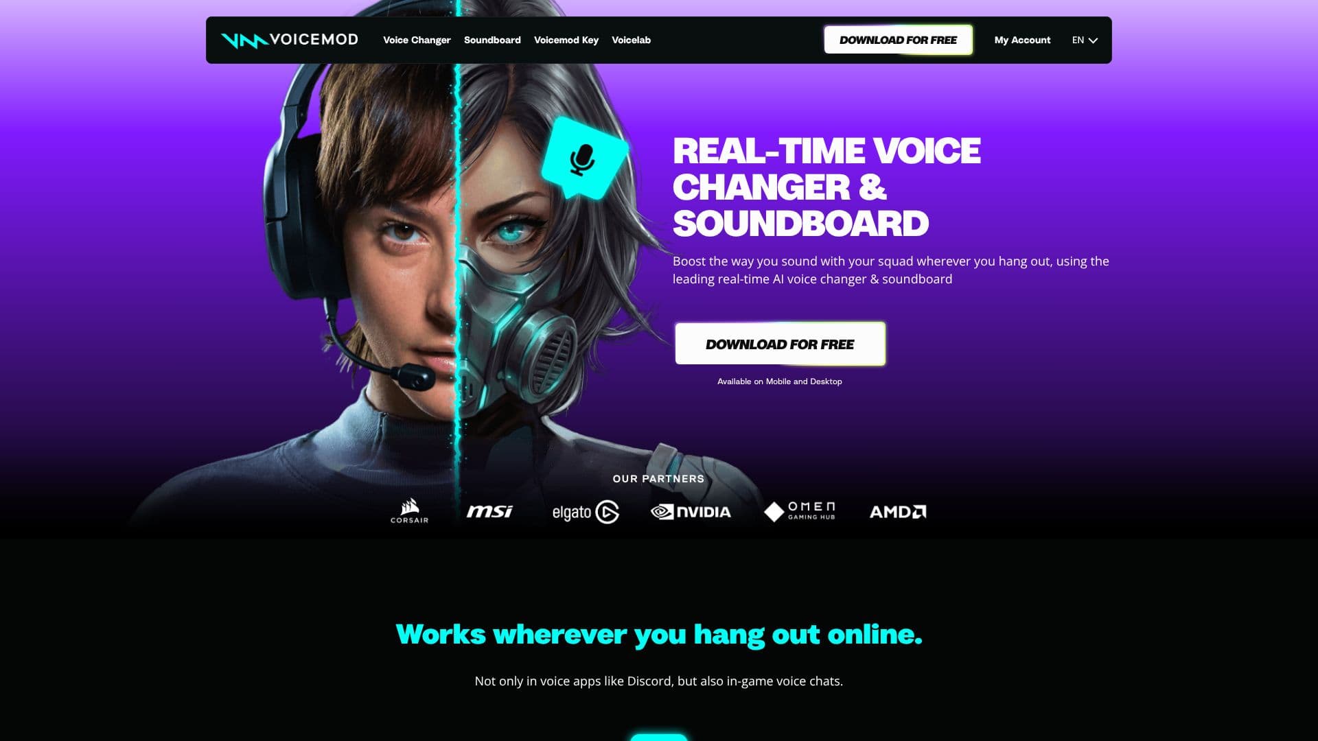 Voicemod screenshot