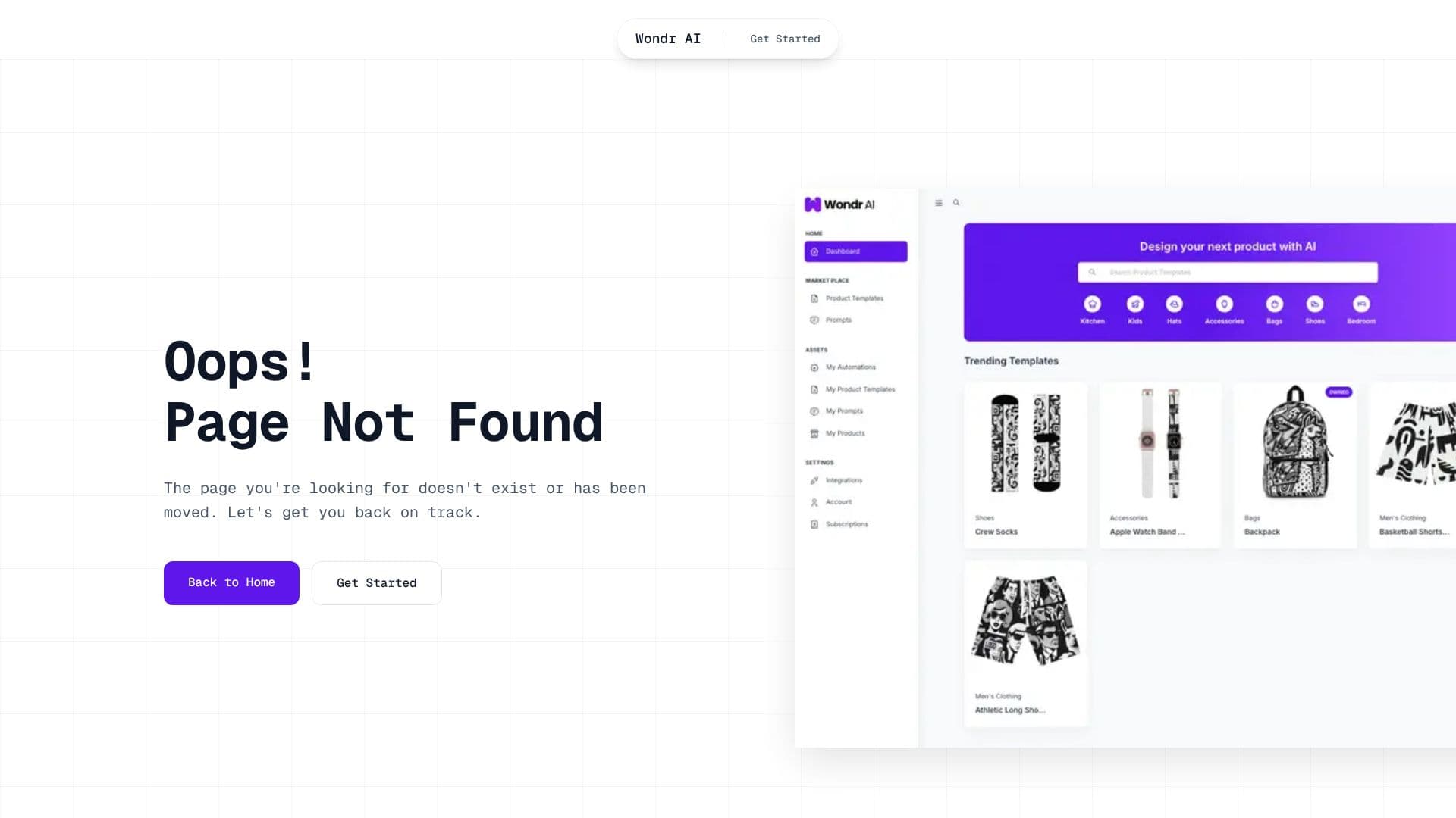 Wondr AI のスクリーンショット