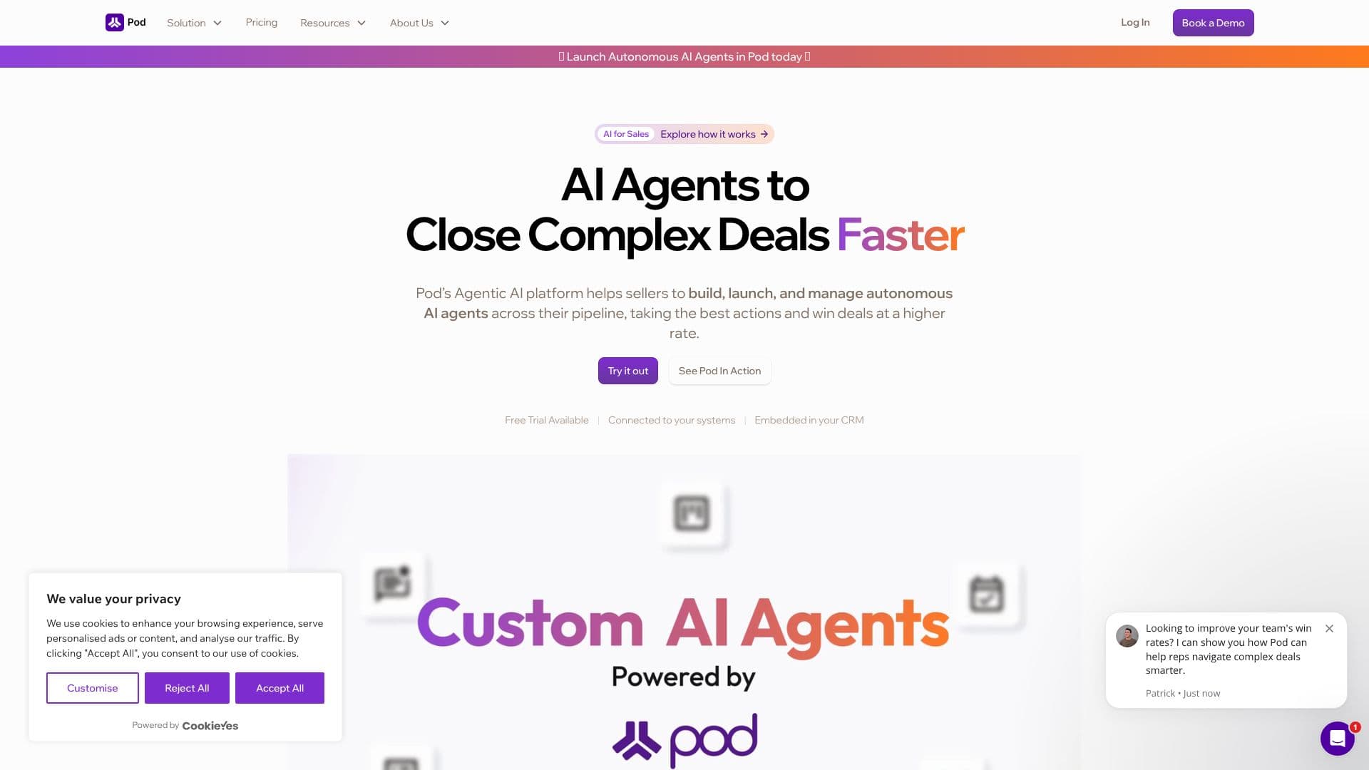 Pod screenshot