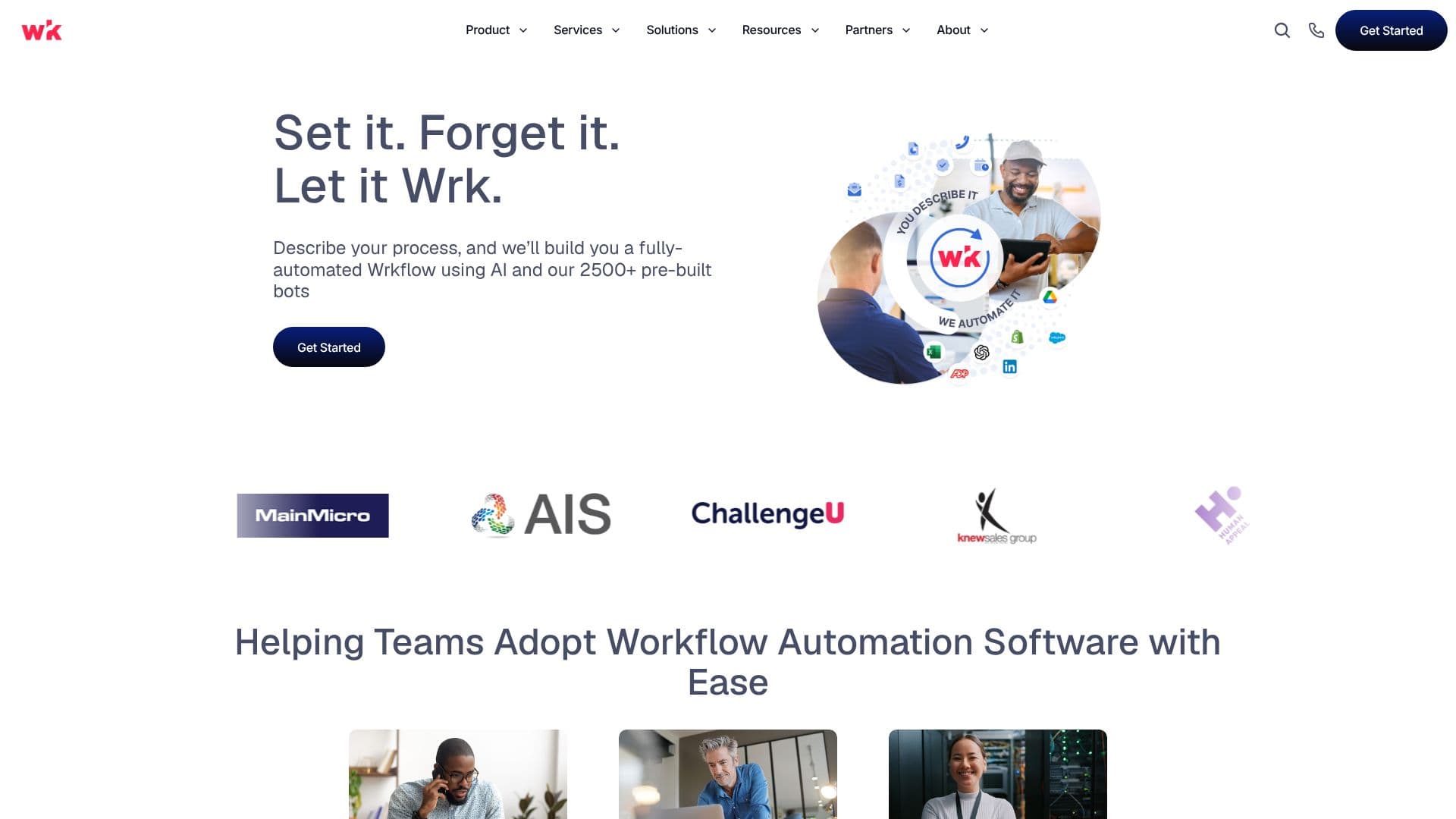 Wrk AI Automation screenshot