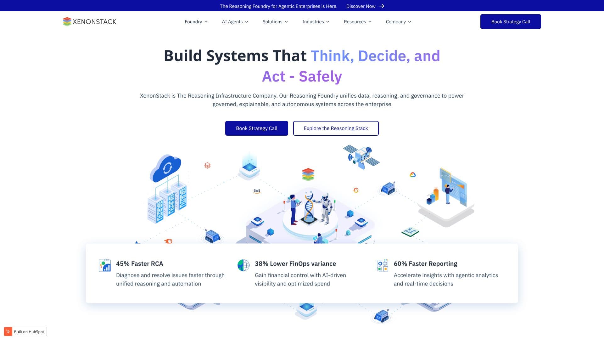 Скриншот XenonStack AI Reasoning Foundry