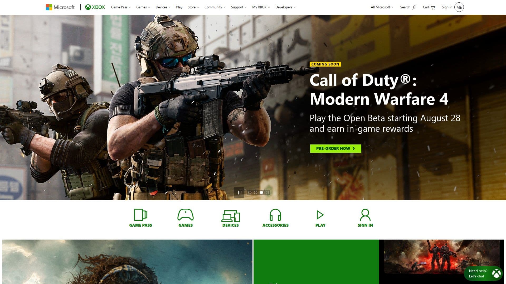 Captura de pantalla de Xbox Gaming Copilot