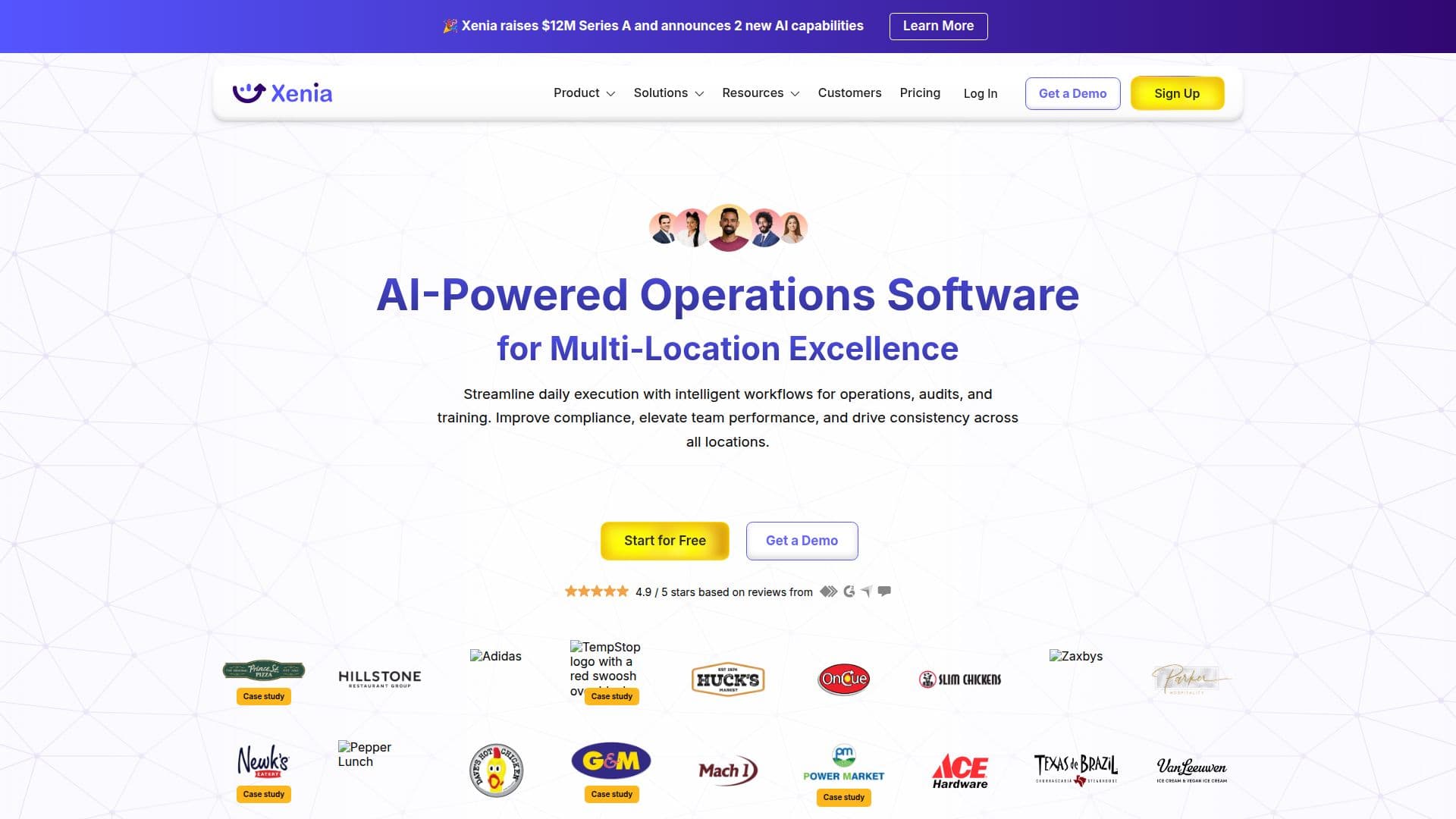 Xenia: AI-Powered Operations App screenshot