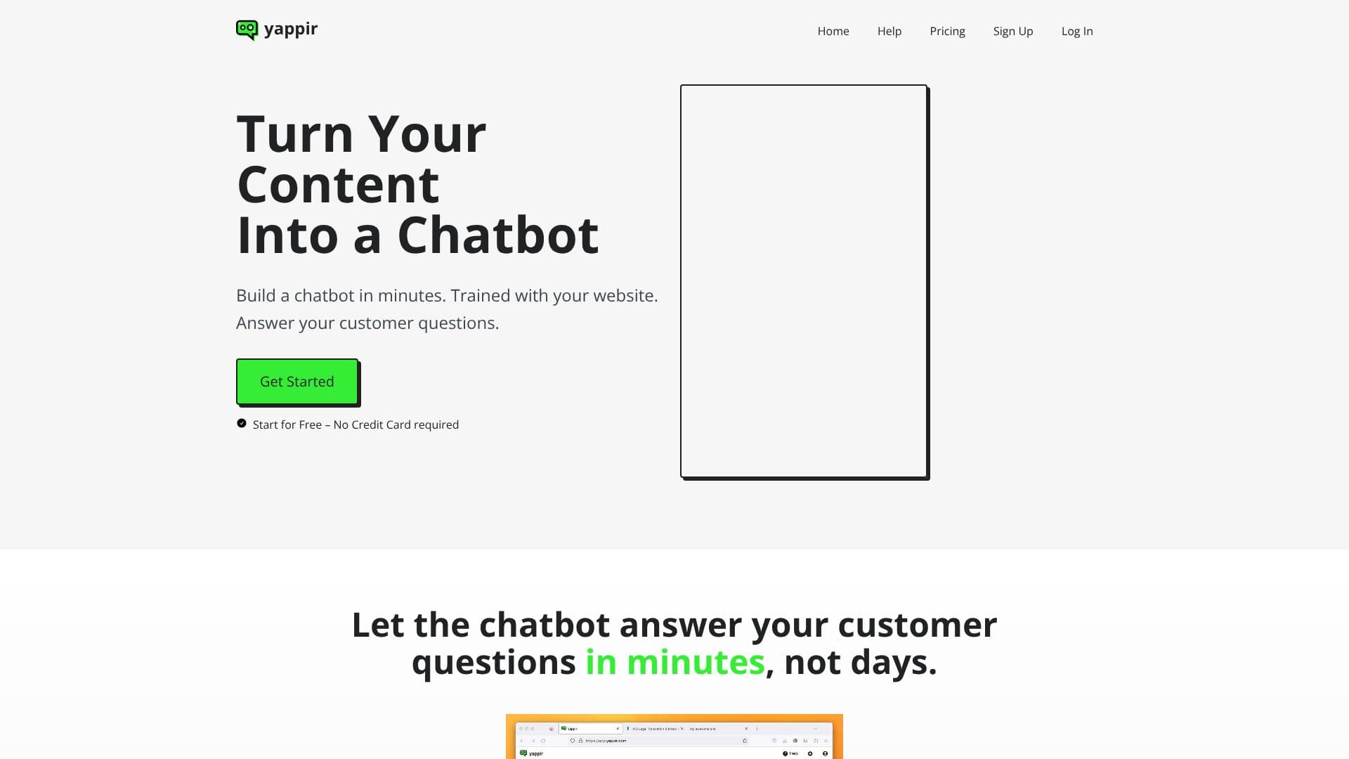 Yappir Chatbot Builder screenshot