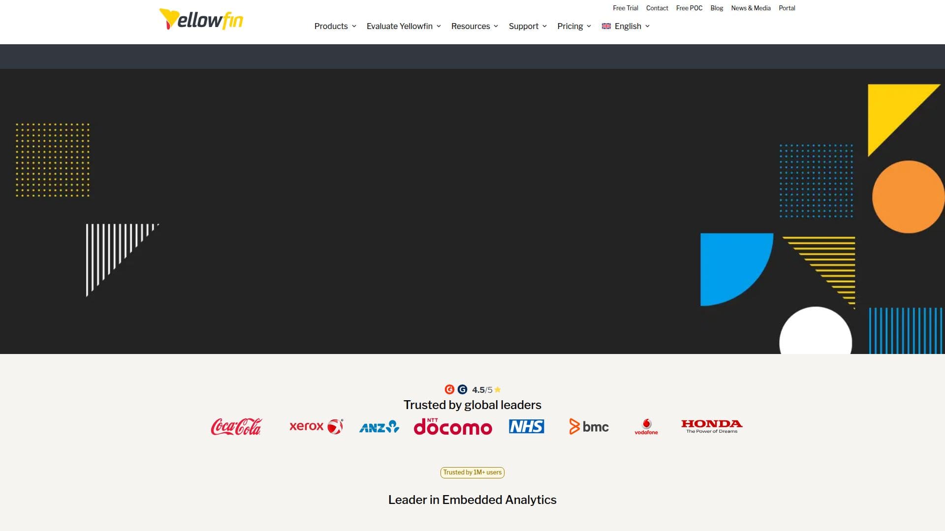 Yellowfin BI screenshot