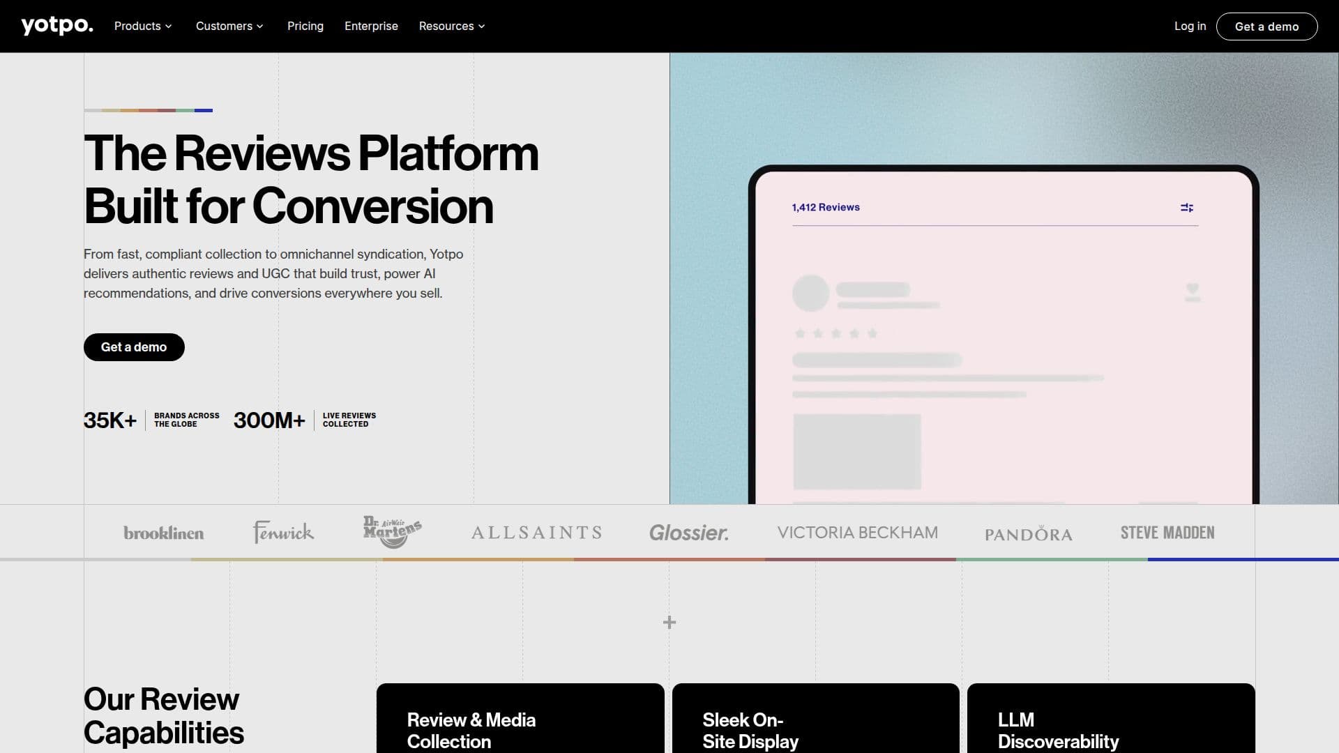 Yotpo Reviews Platform screenshot