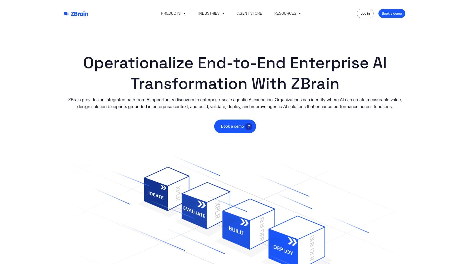 Screenshot von ZBrain Enterprise AI Orchestration