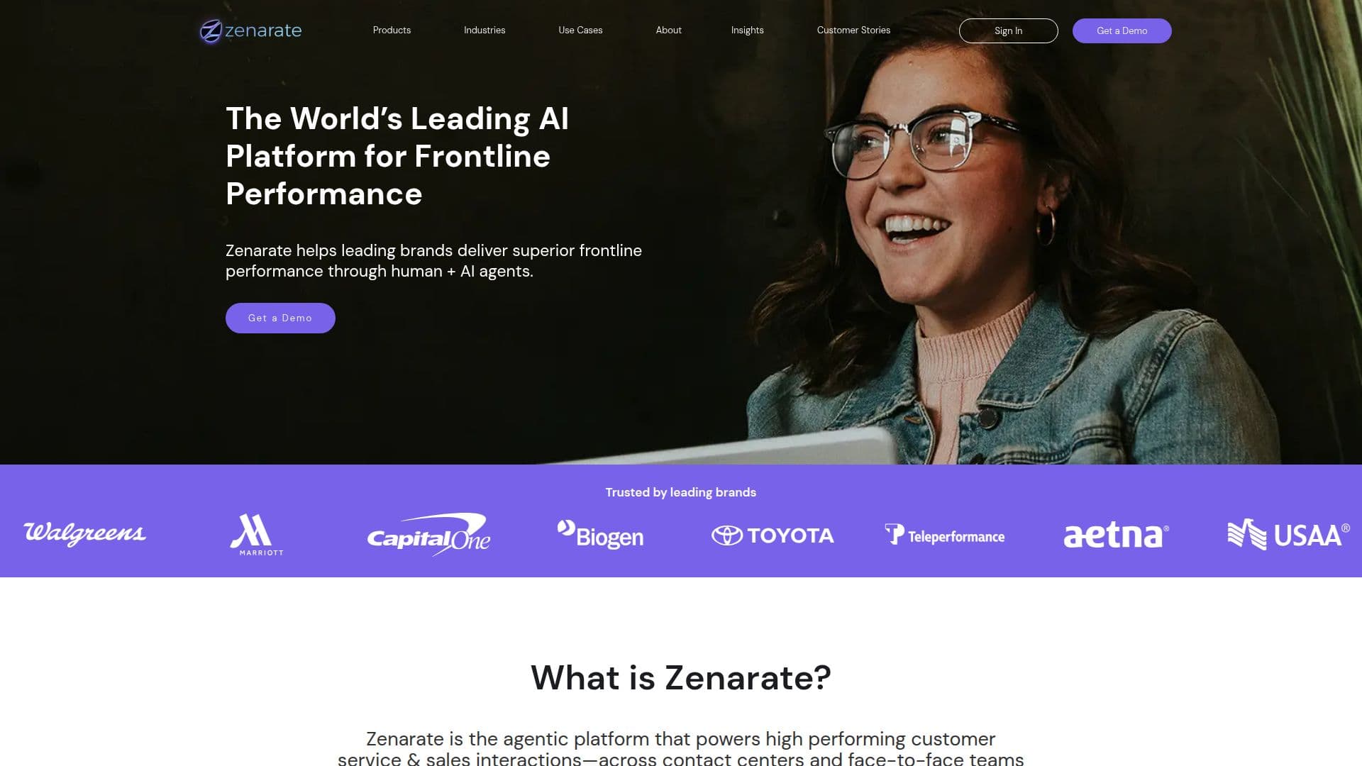 Zenarate AI培训平台 screenshot