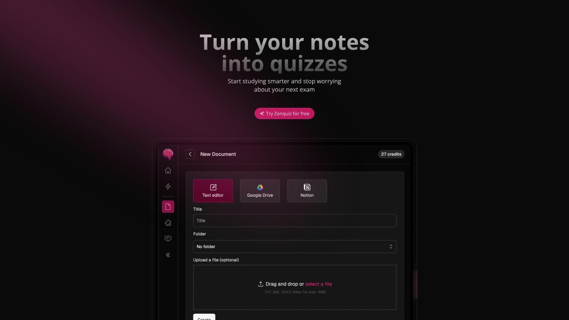 Zenquiz.app AI Quizzes screenshot