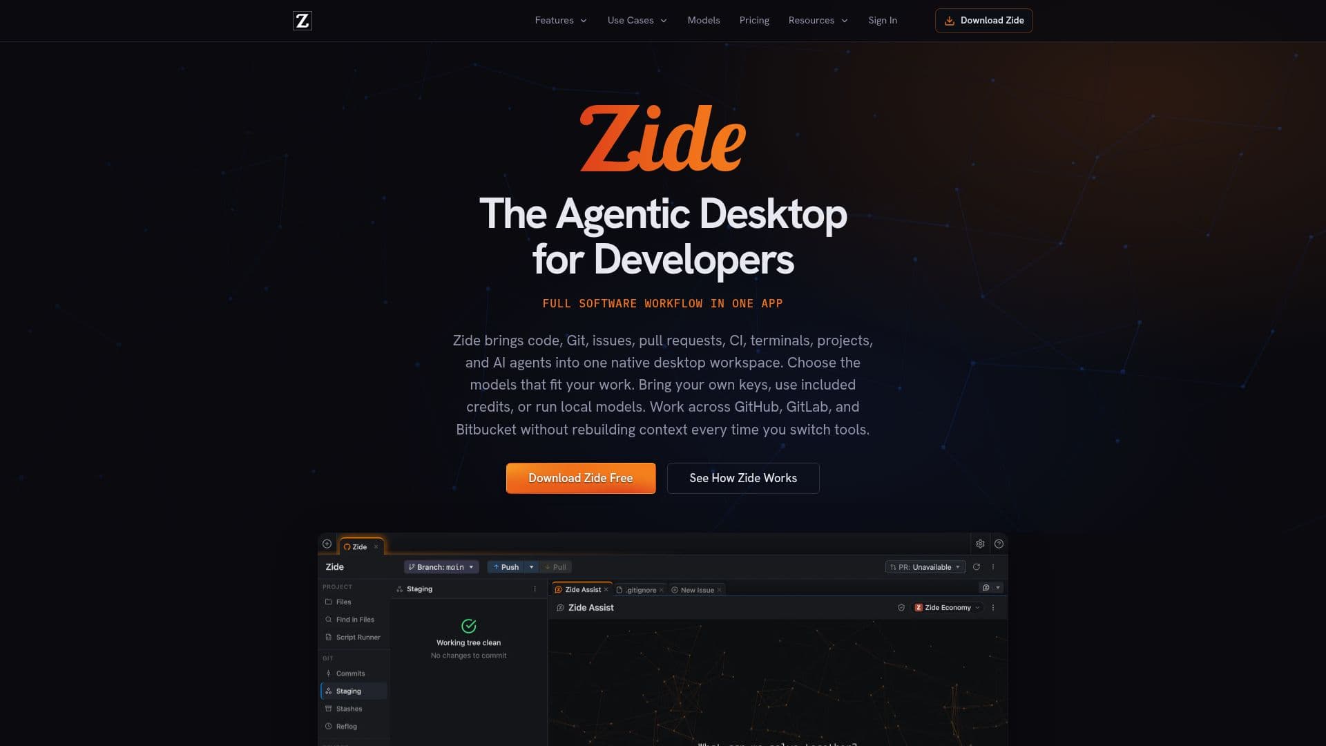 Zide screenshot