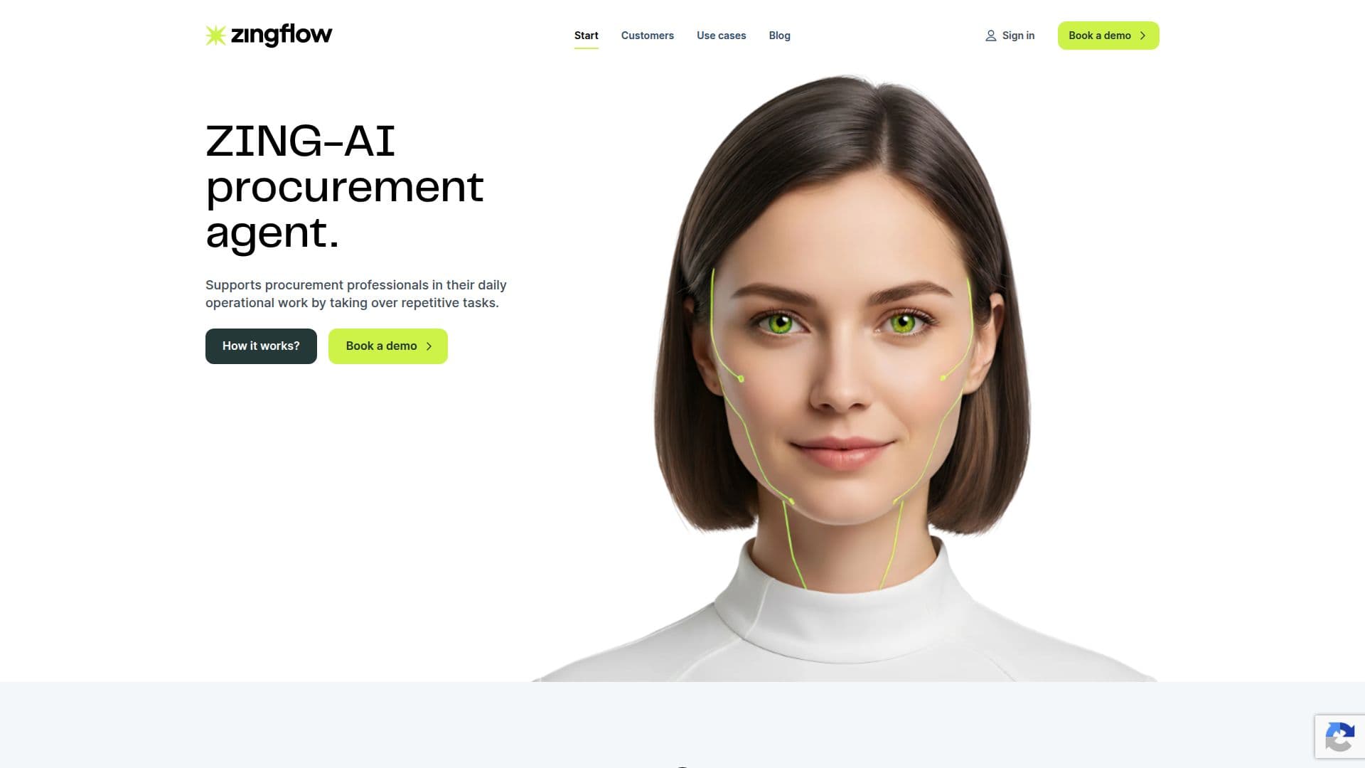Zingflow AI Procurement Platform screenshot